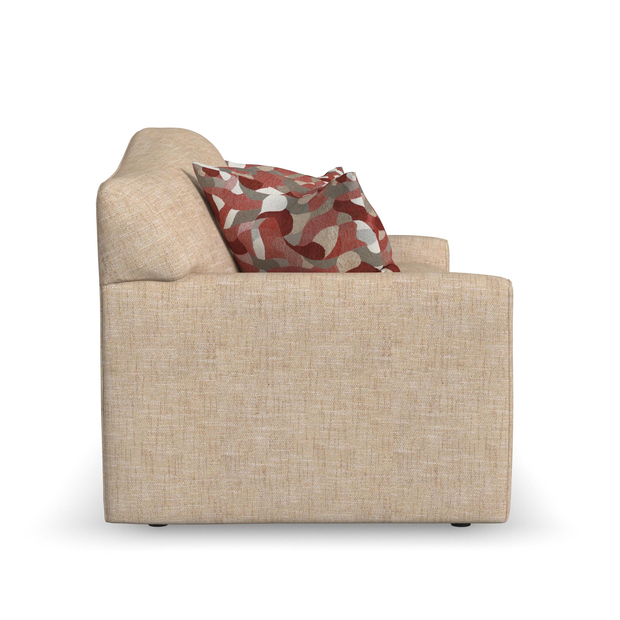Aggie Fabric Two-Cushion Sofa