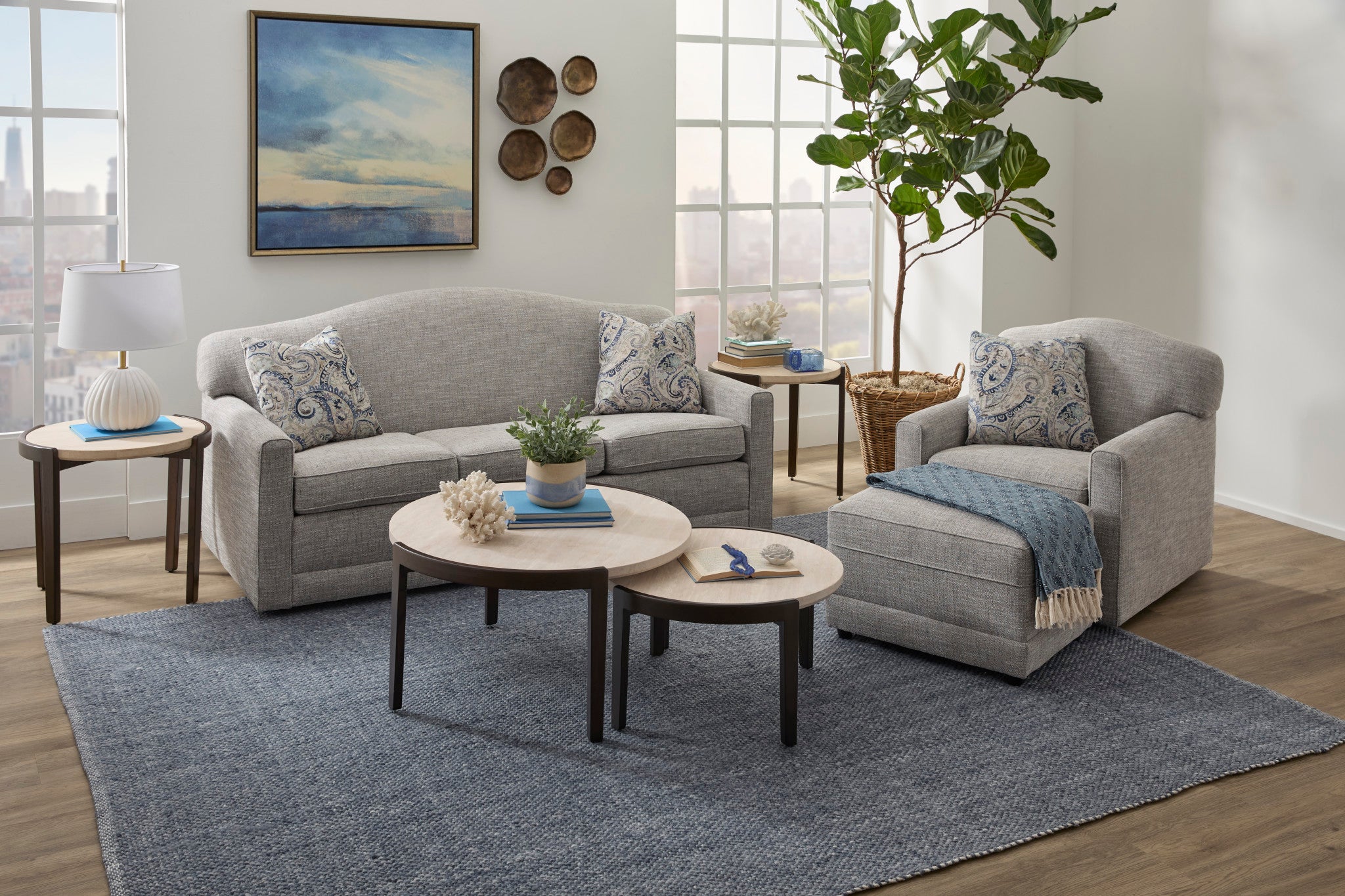 Aggie Fabric Sofa