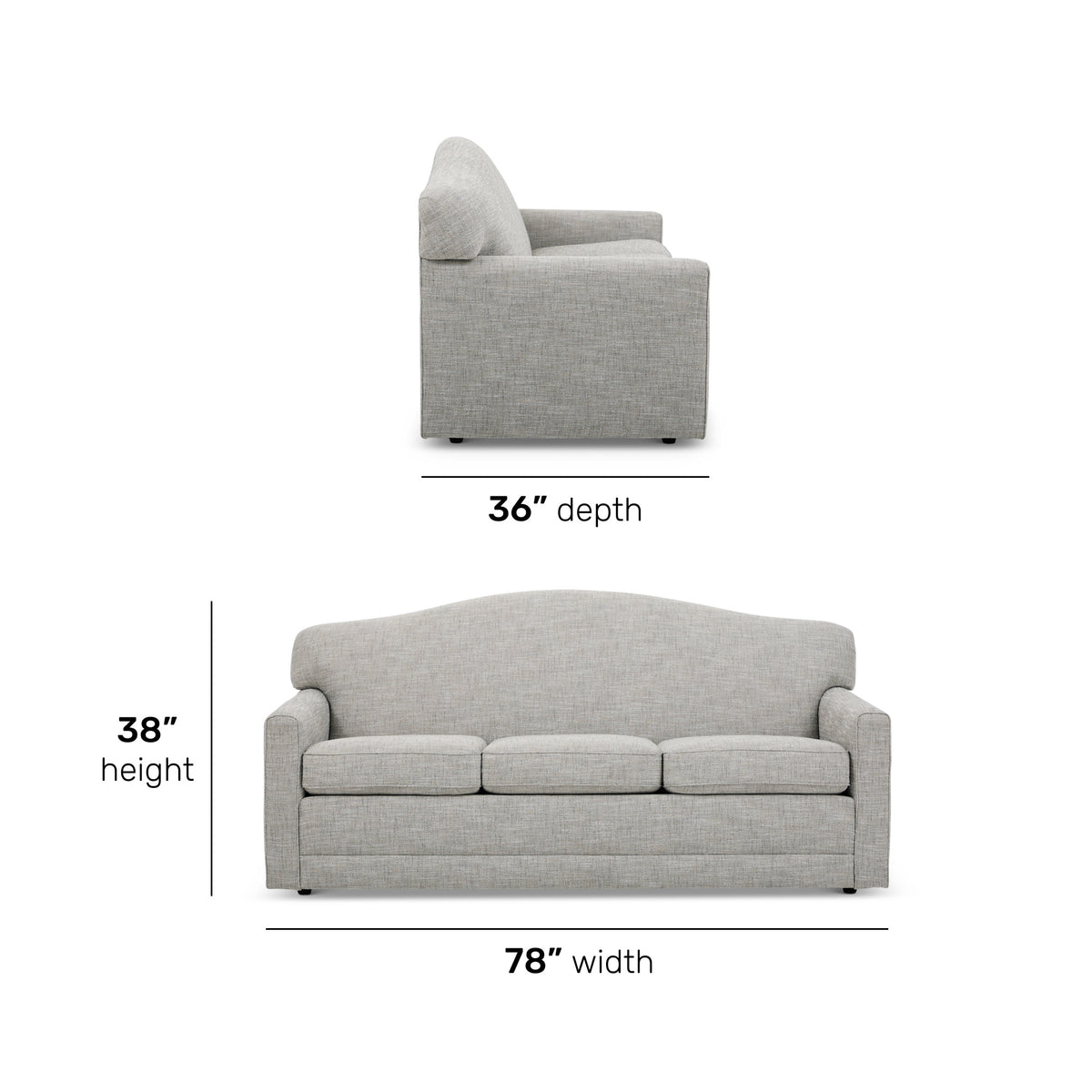 Aggie Fabric Sofa