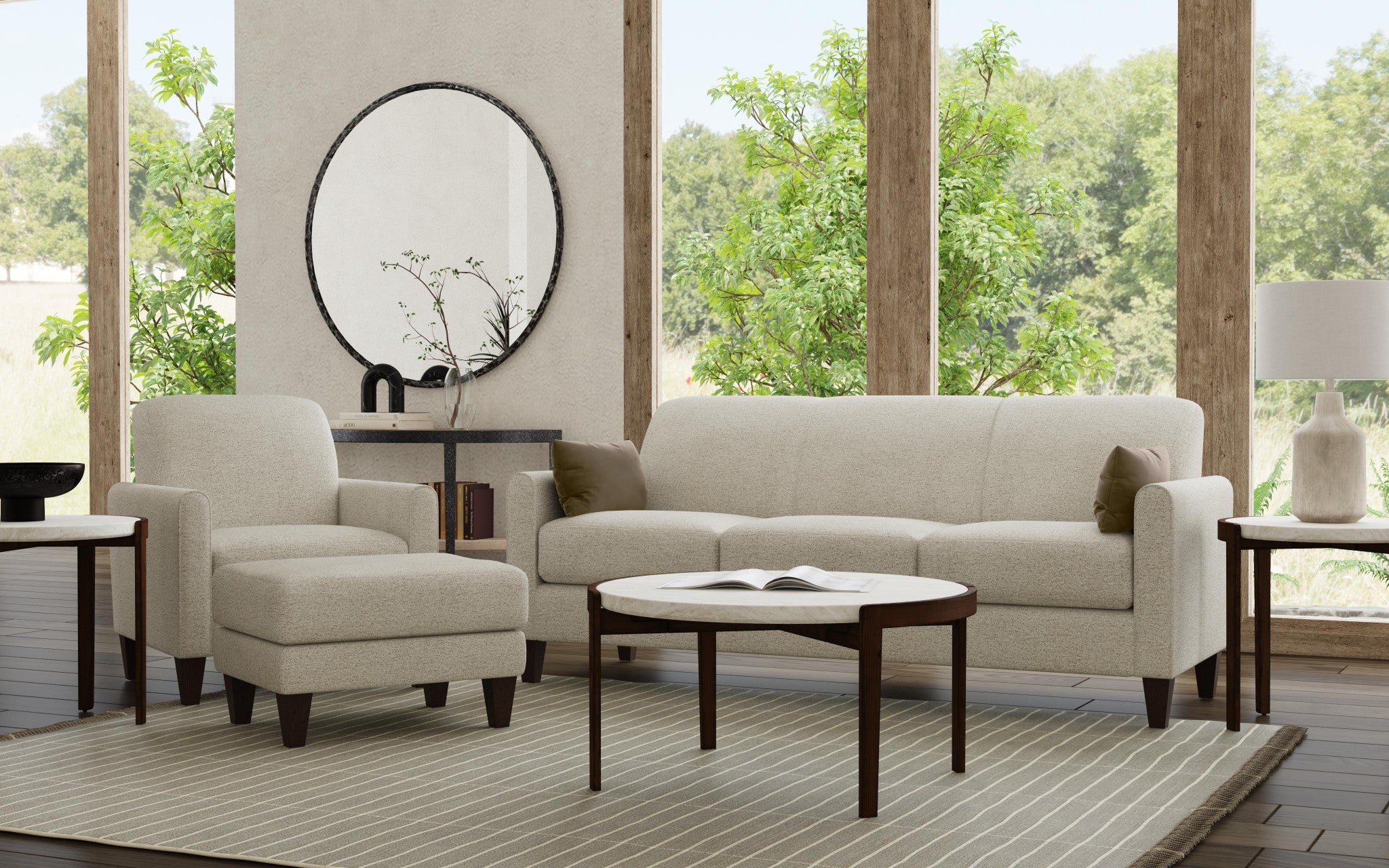 Bond Fabric Loveseat