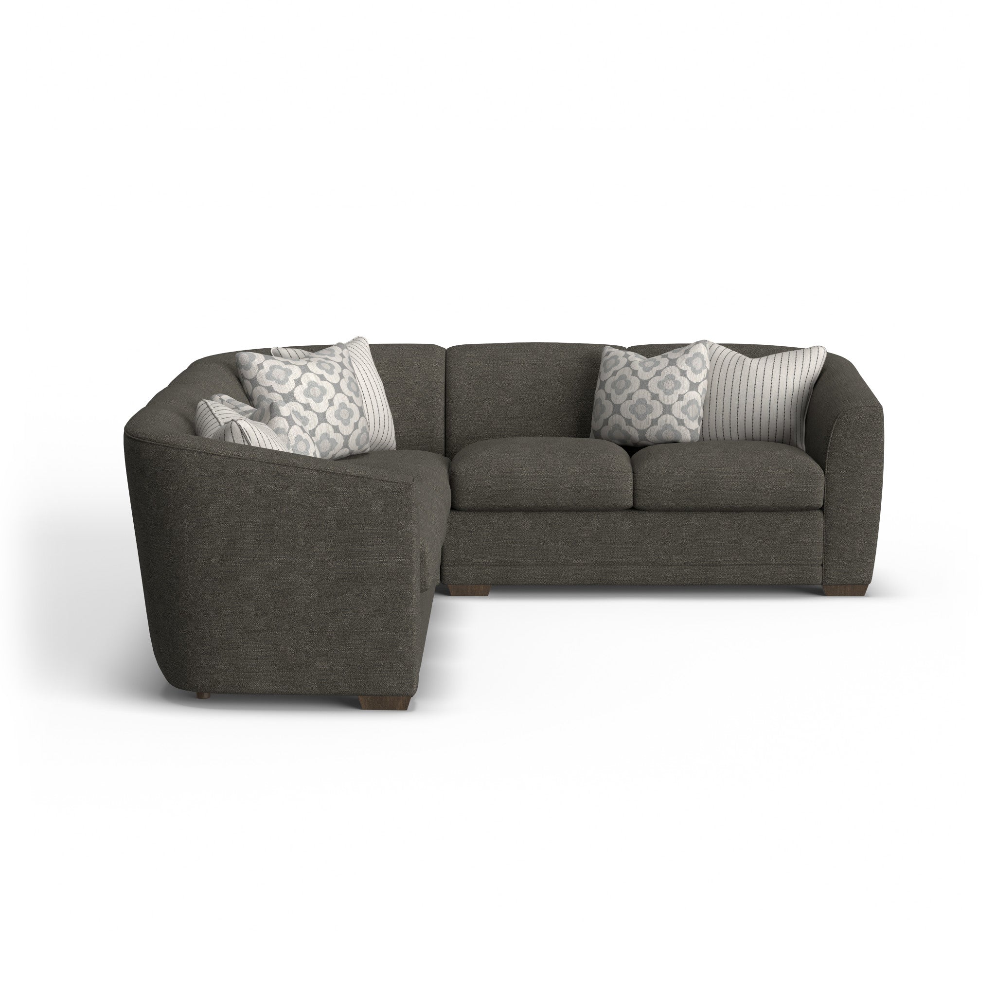 Jewel Fabric Stationary Sectional