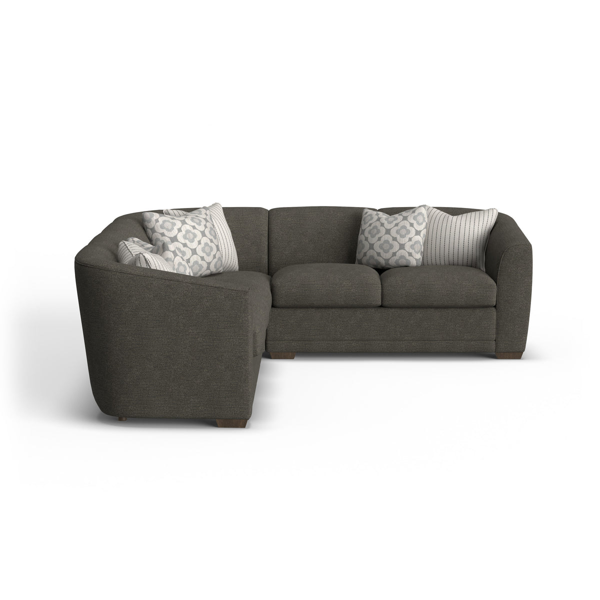 Jewel Fabric Stationary Sectional