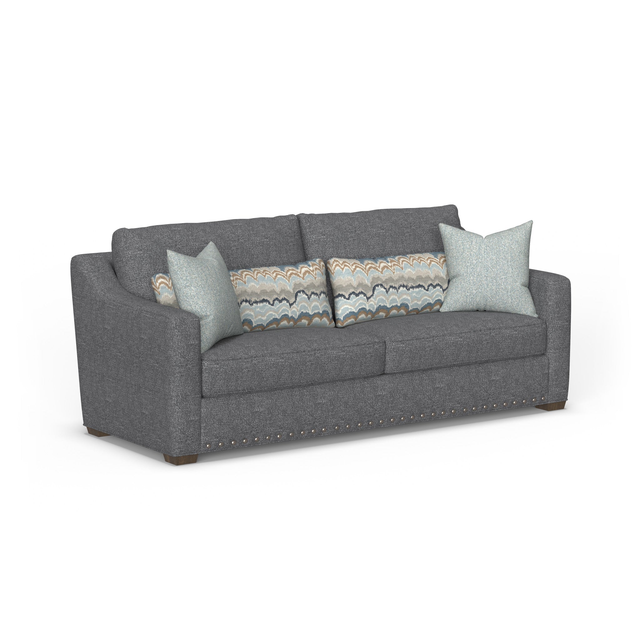 Milo Fabric Two-Cushion Sofa