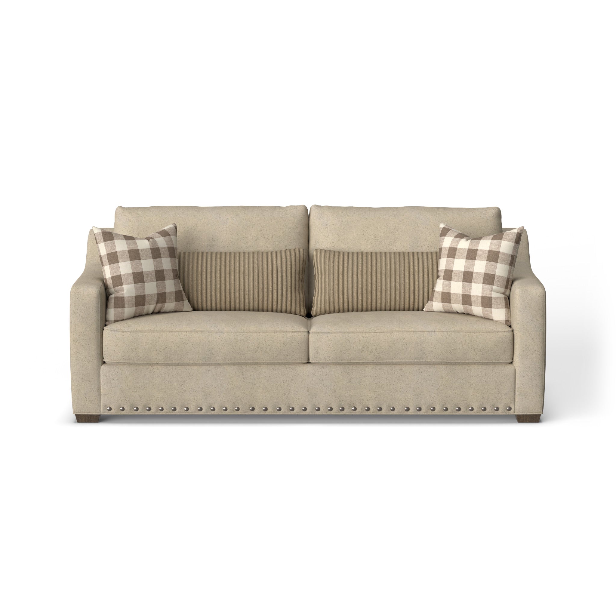 Milo Fabric Two-Cushion Sofa