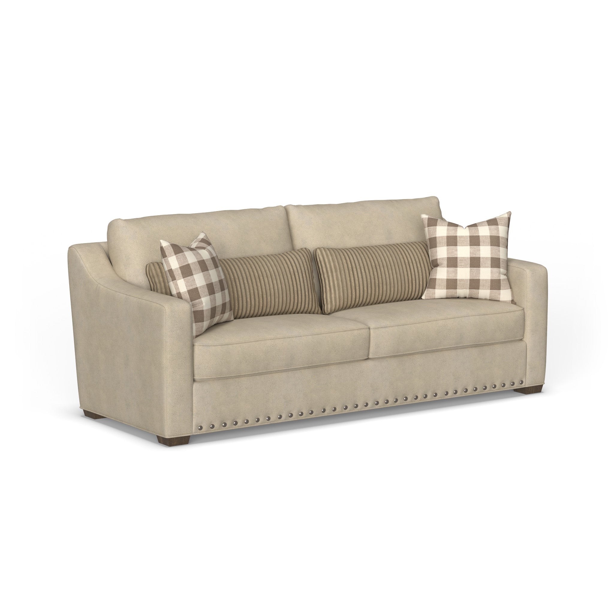 Milo Fabric Two-Cushion Sofa