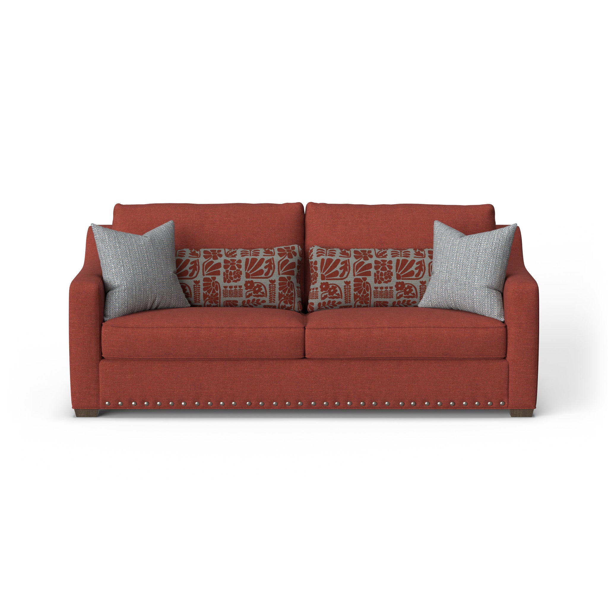 Milo Fabric Two-Cushion Sofa