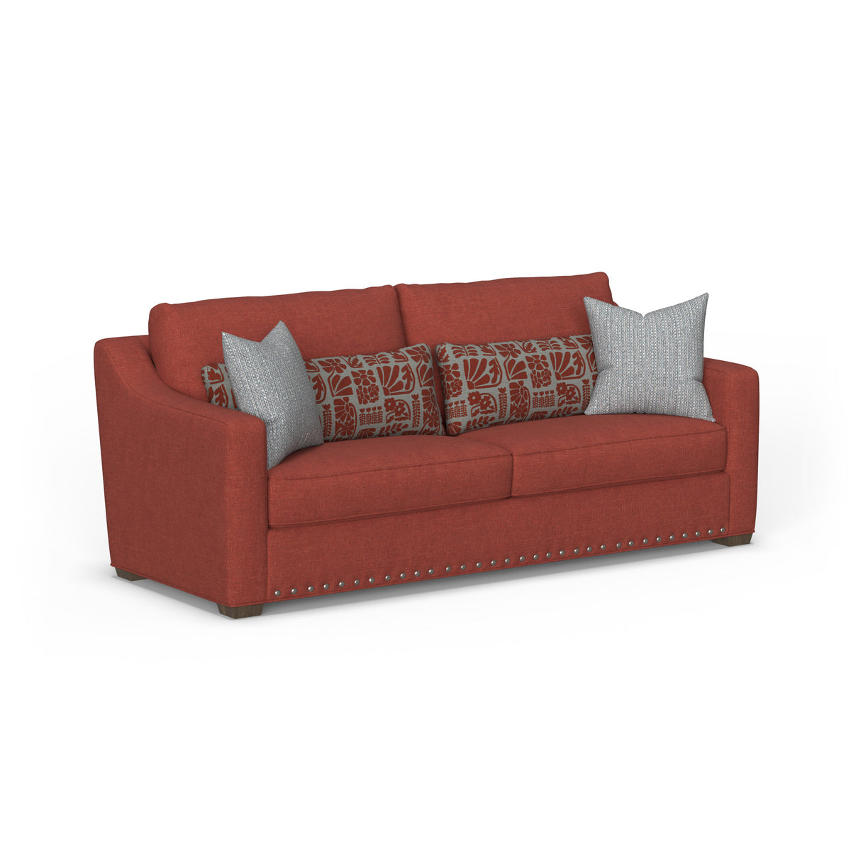 Milo Fabric Two-Cushion Sofa