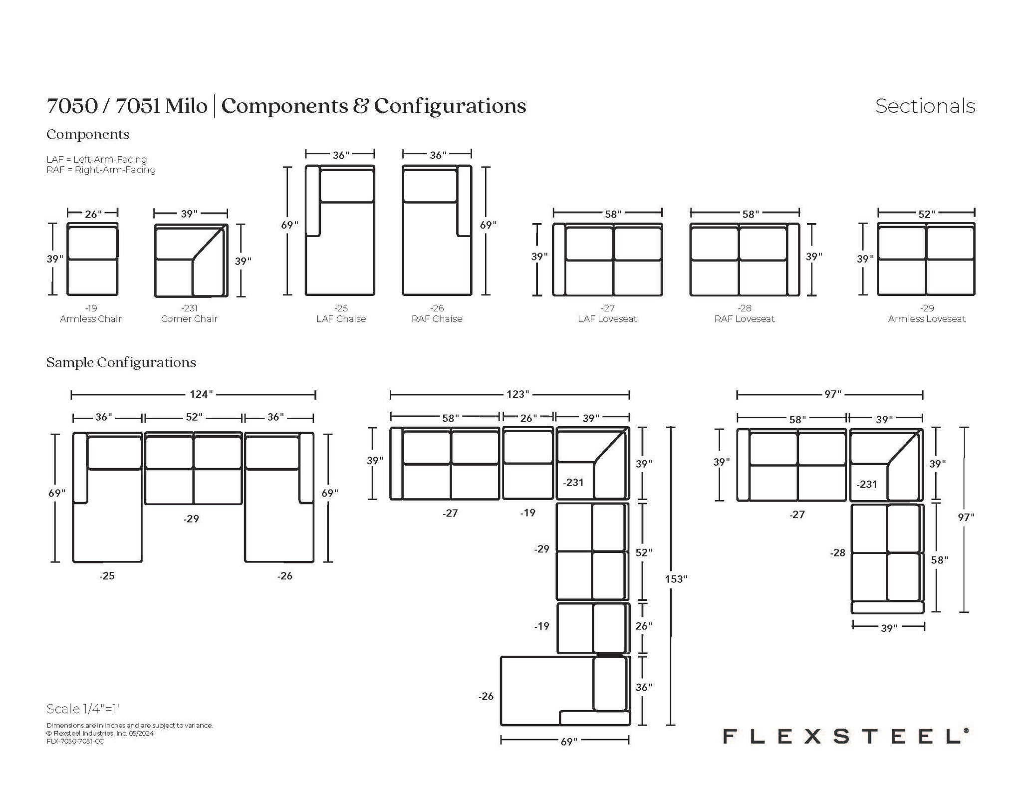 Milo Fabric Sectional