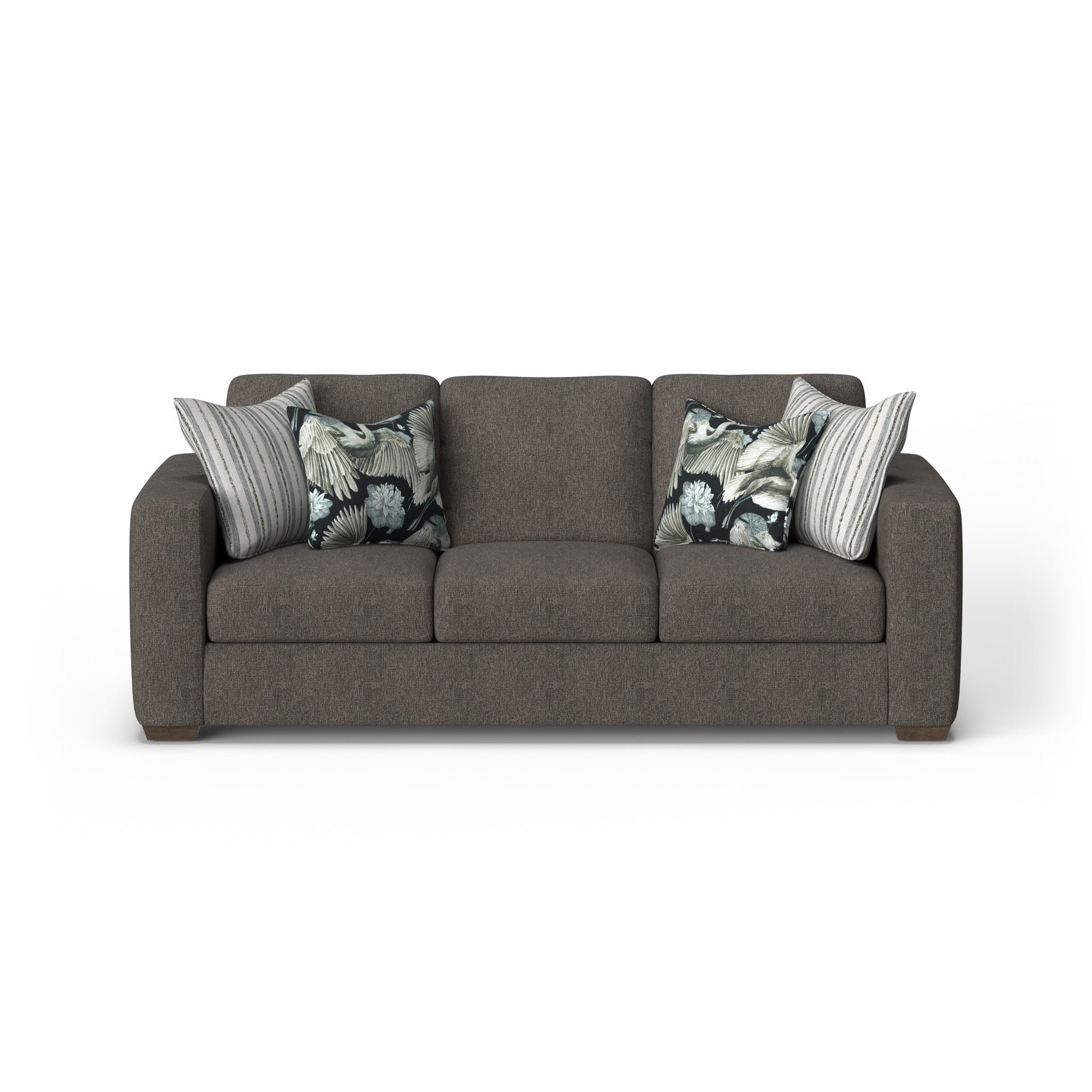 Collins Fabric Three-Cushion Sofa