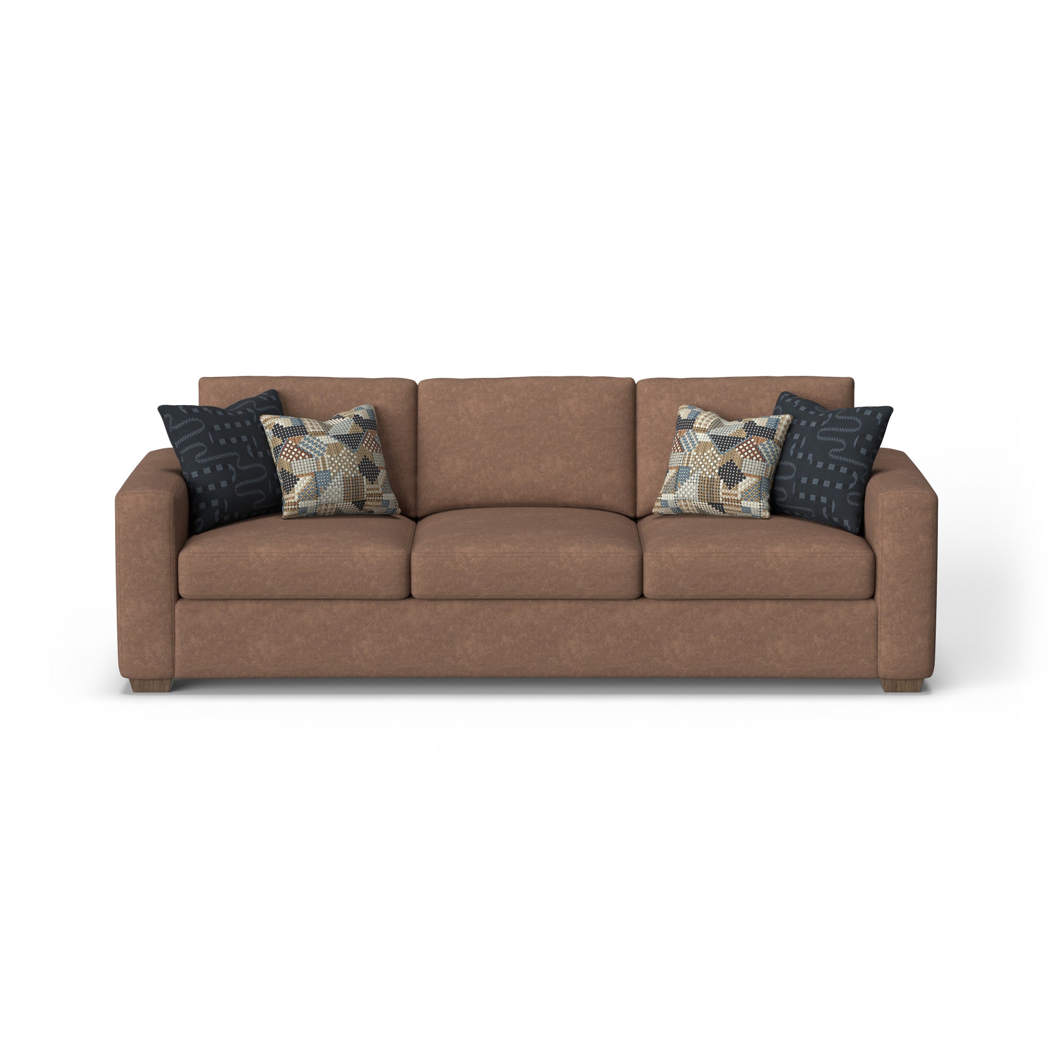 Collins Fabric Large Three-Cushion Sofa