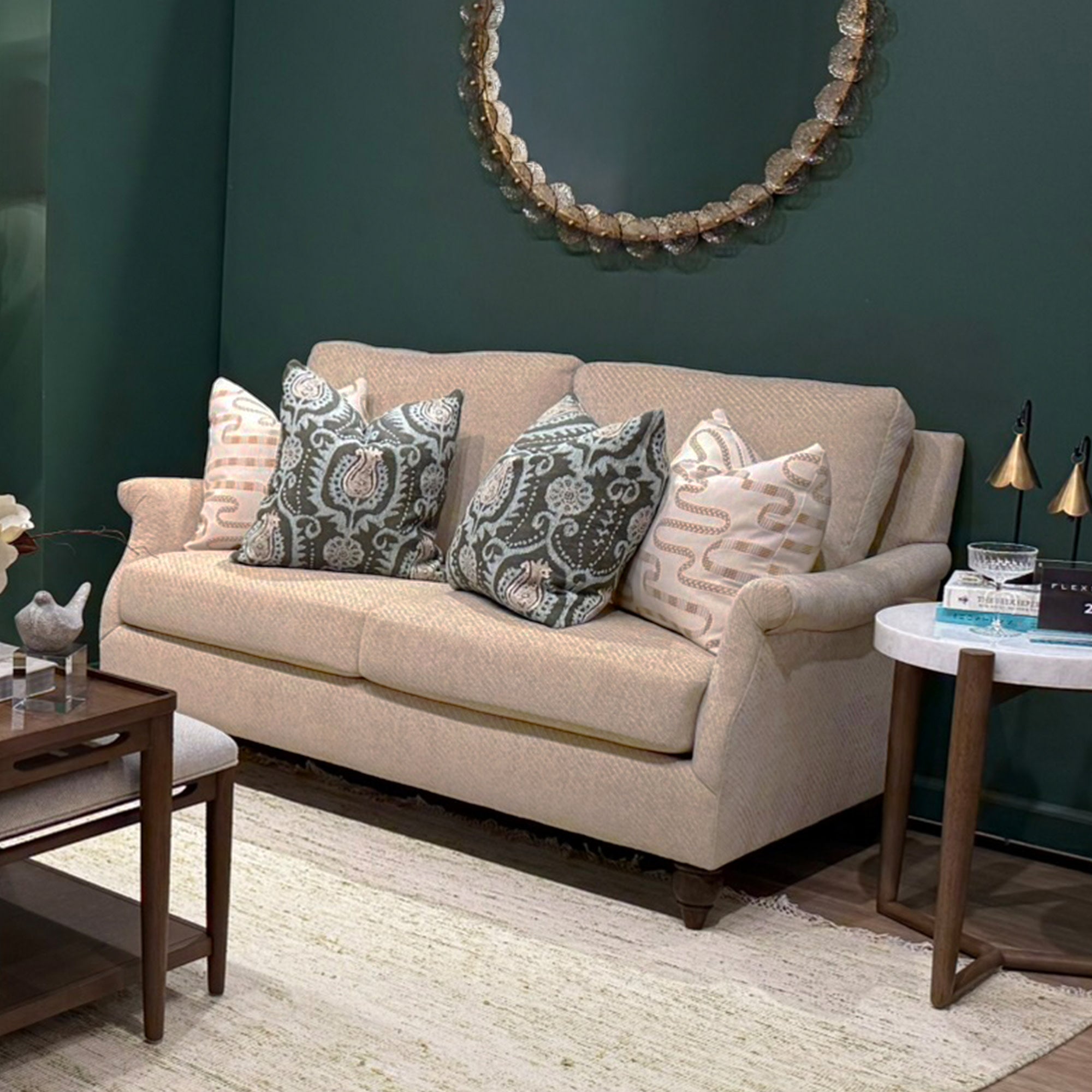 Veda Fabric Loveseat