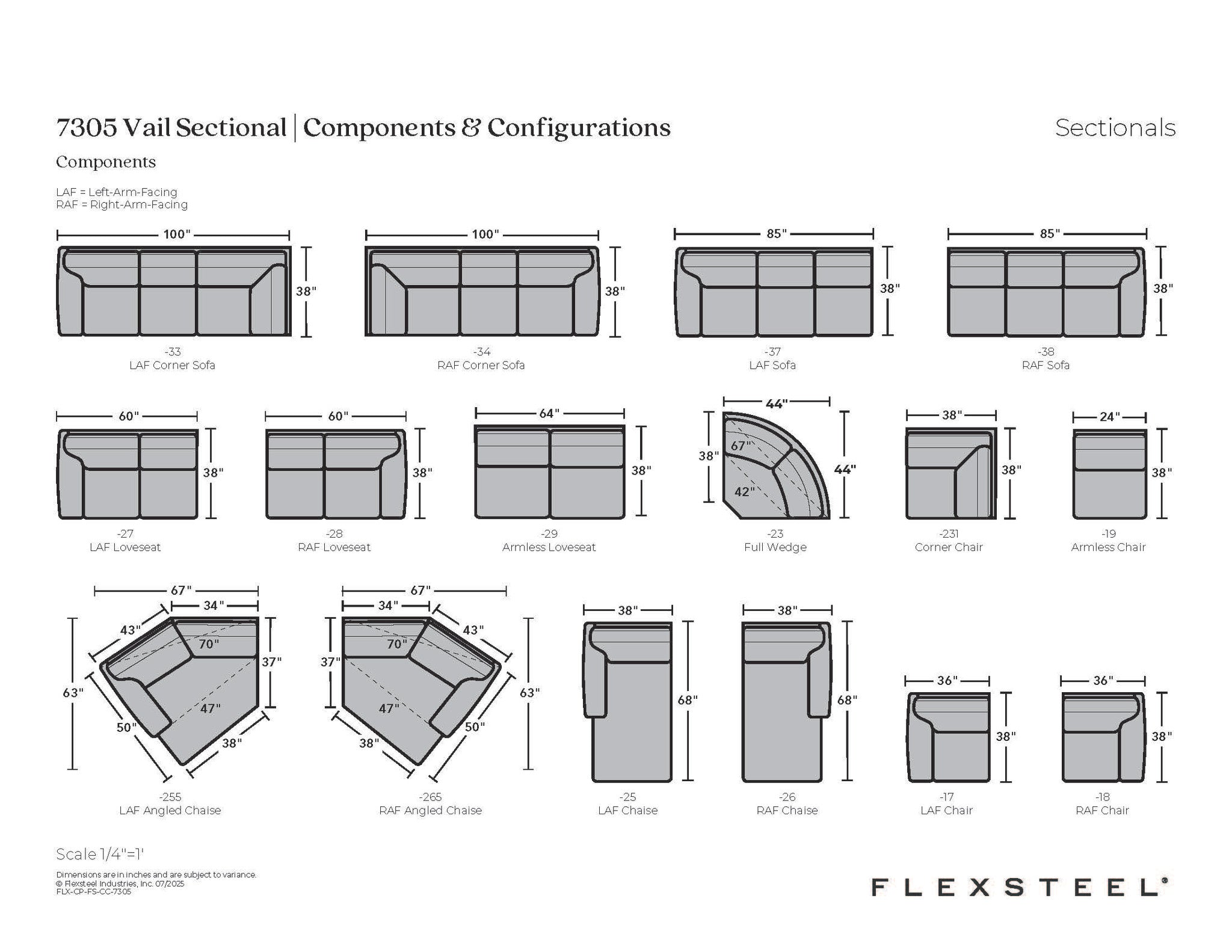 Vail Fabric Sectional