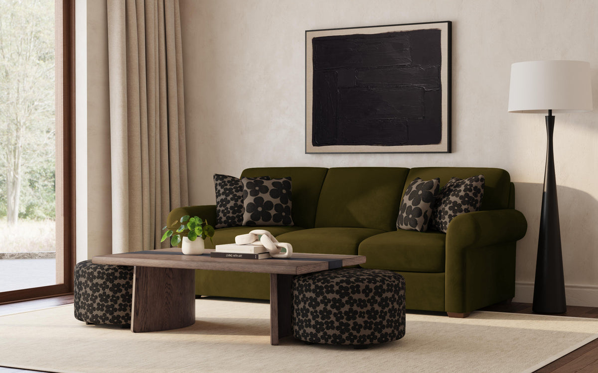 Pouf Fabric Cocktail Ottoman