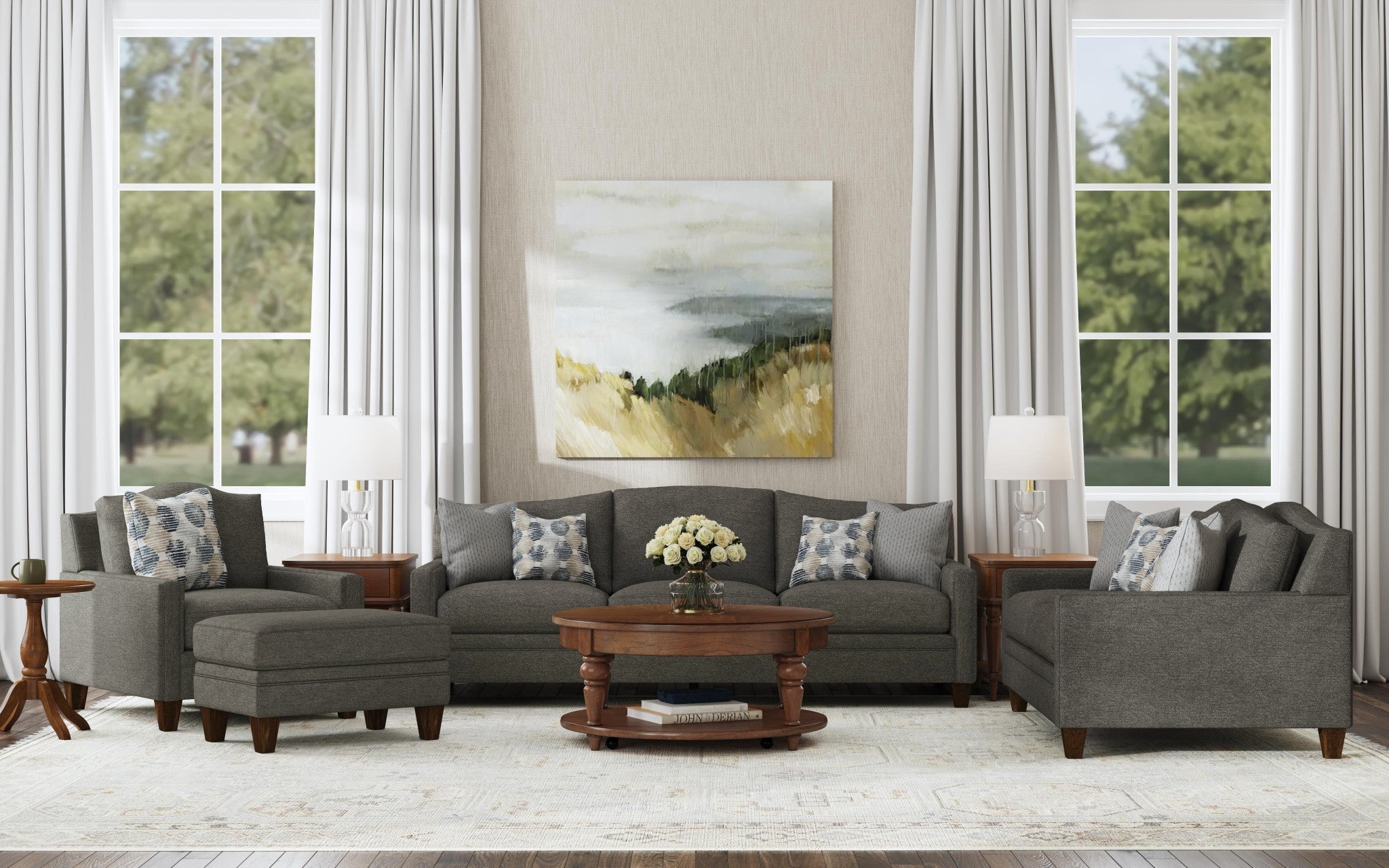 Lottie Fabric Loveseat