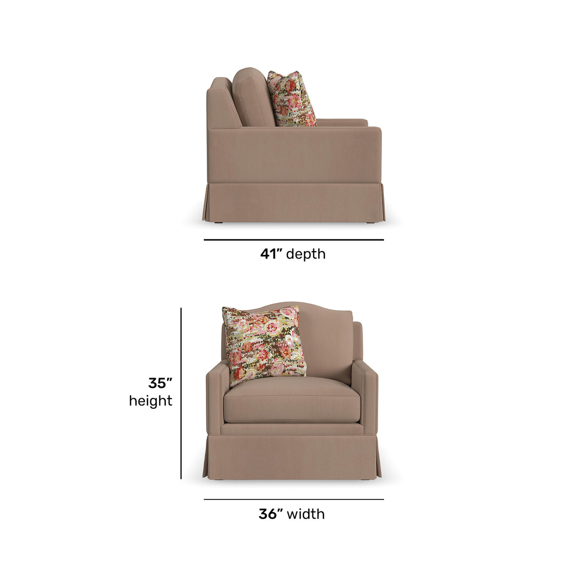 Lottie Fabric Chair