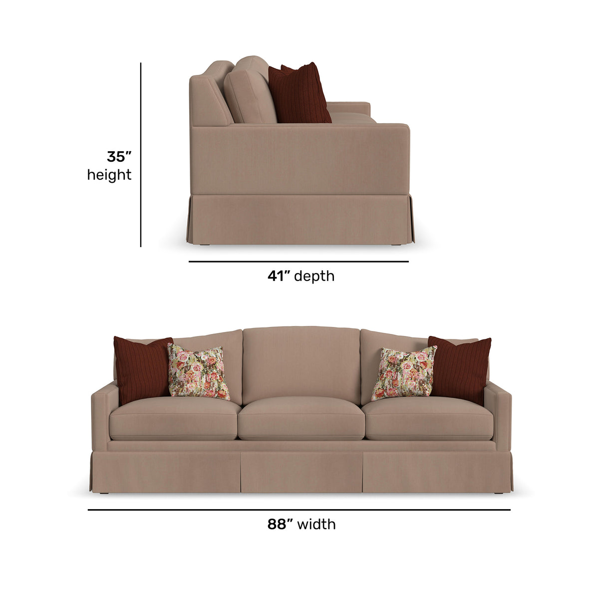 Lottie Fabric Sofa