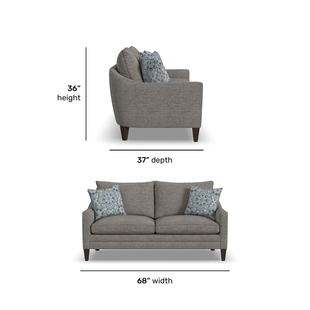 Eleanora Fabric Loveseat