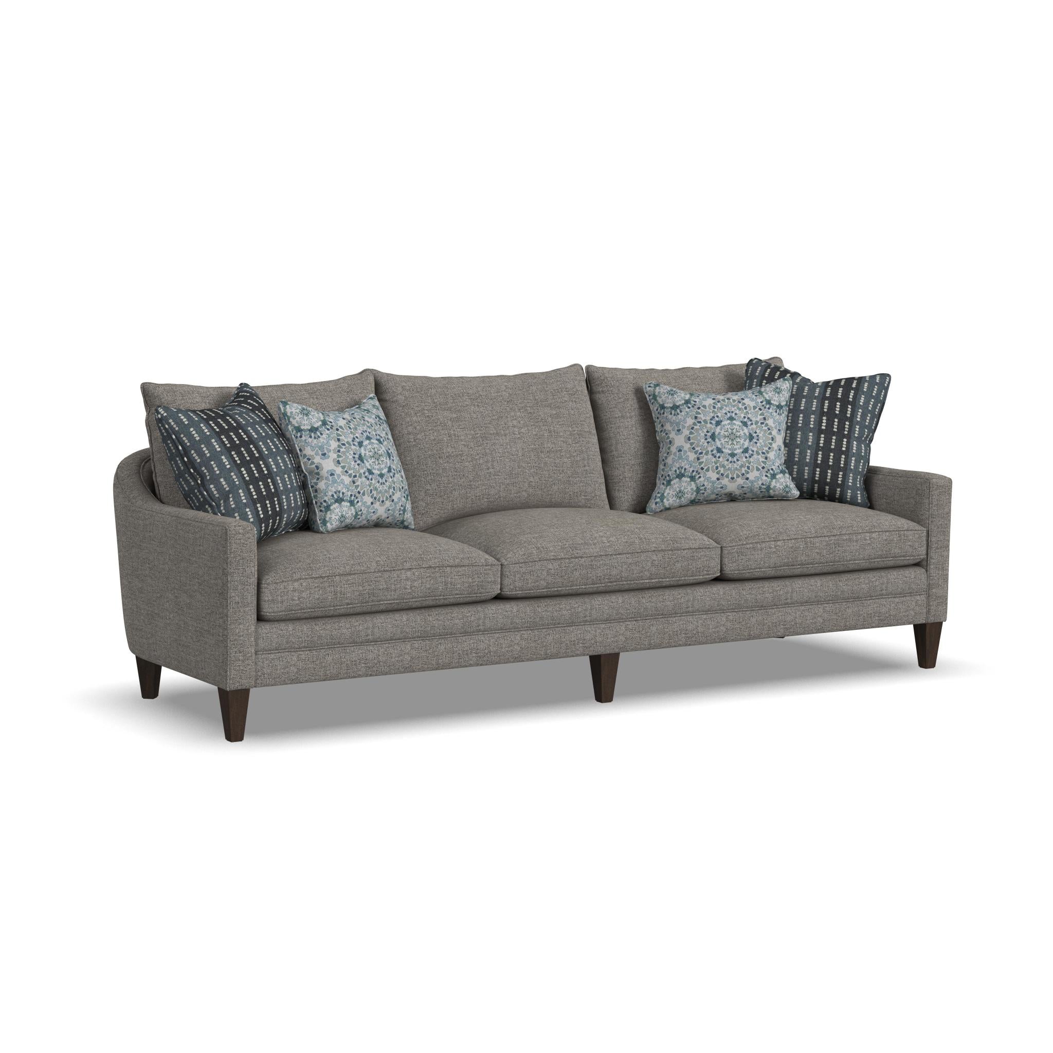 Eleanora Fabric Large Three-Cushion Sofa