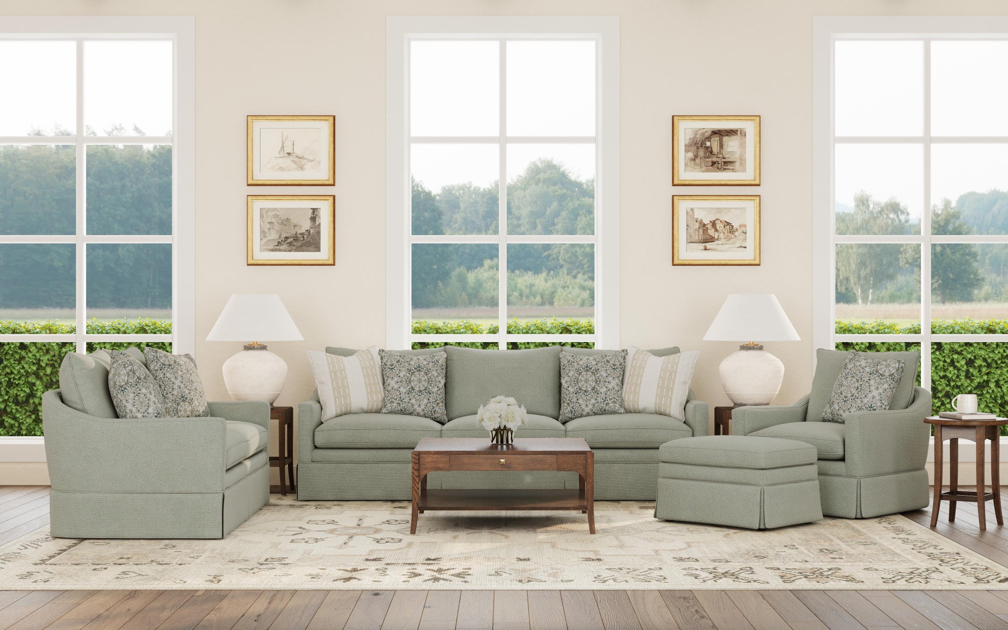 Eleanora Fabric Loveseat