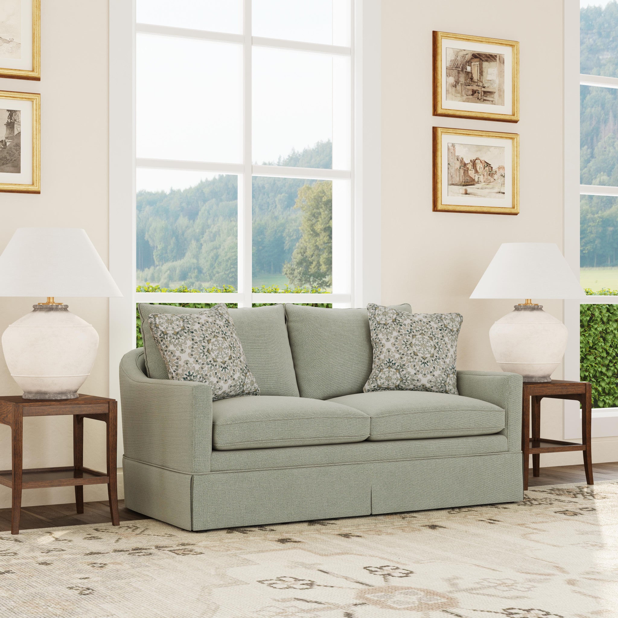 Eleanora Fabric Loveseat