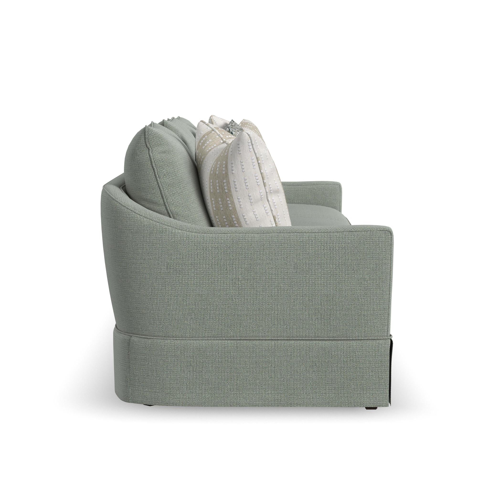 Eleanora Fabric Large Three-Cushion Sofa