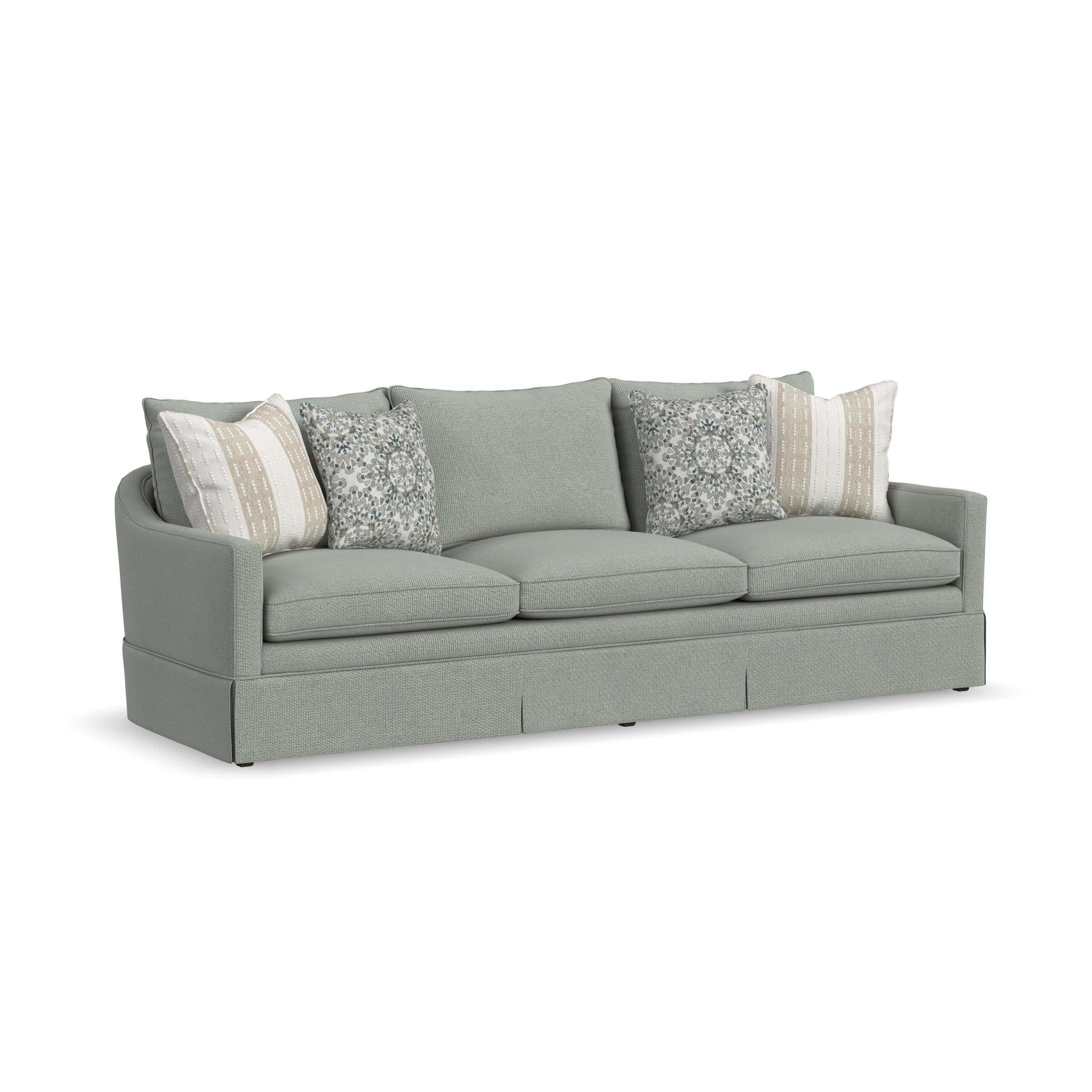 Eleanora Fabric Large Three-Cushion Sofa