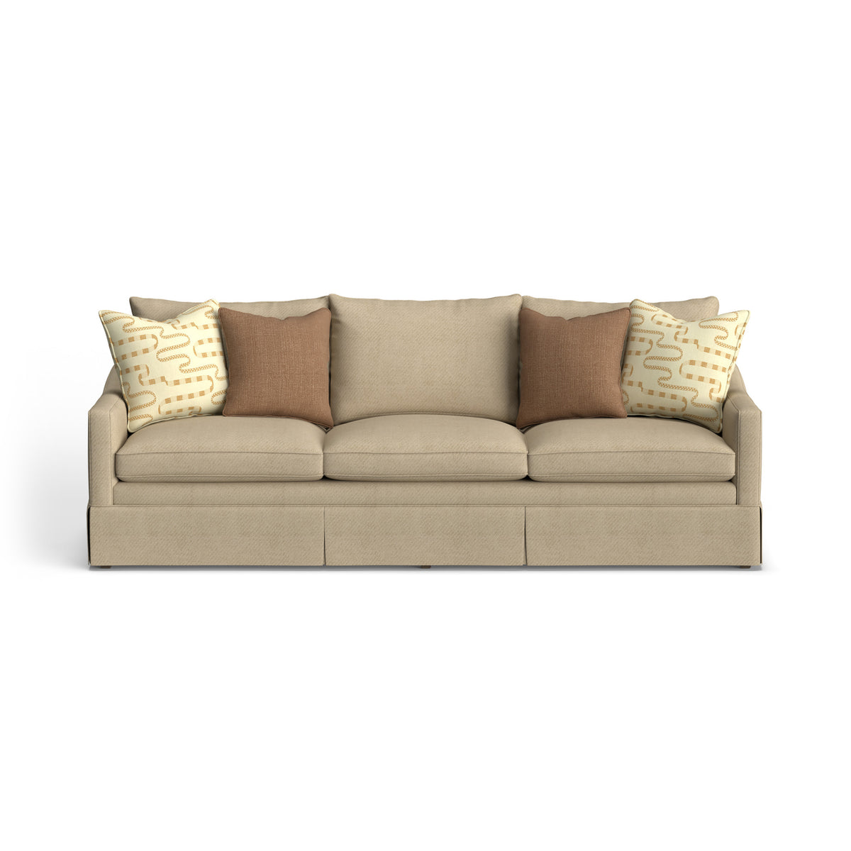 Eleanora Fabric Large Three-Cushion Sofa