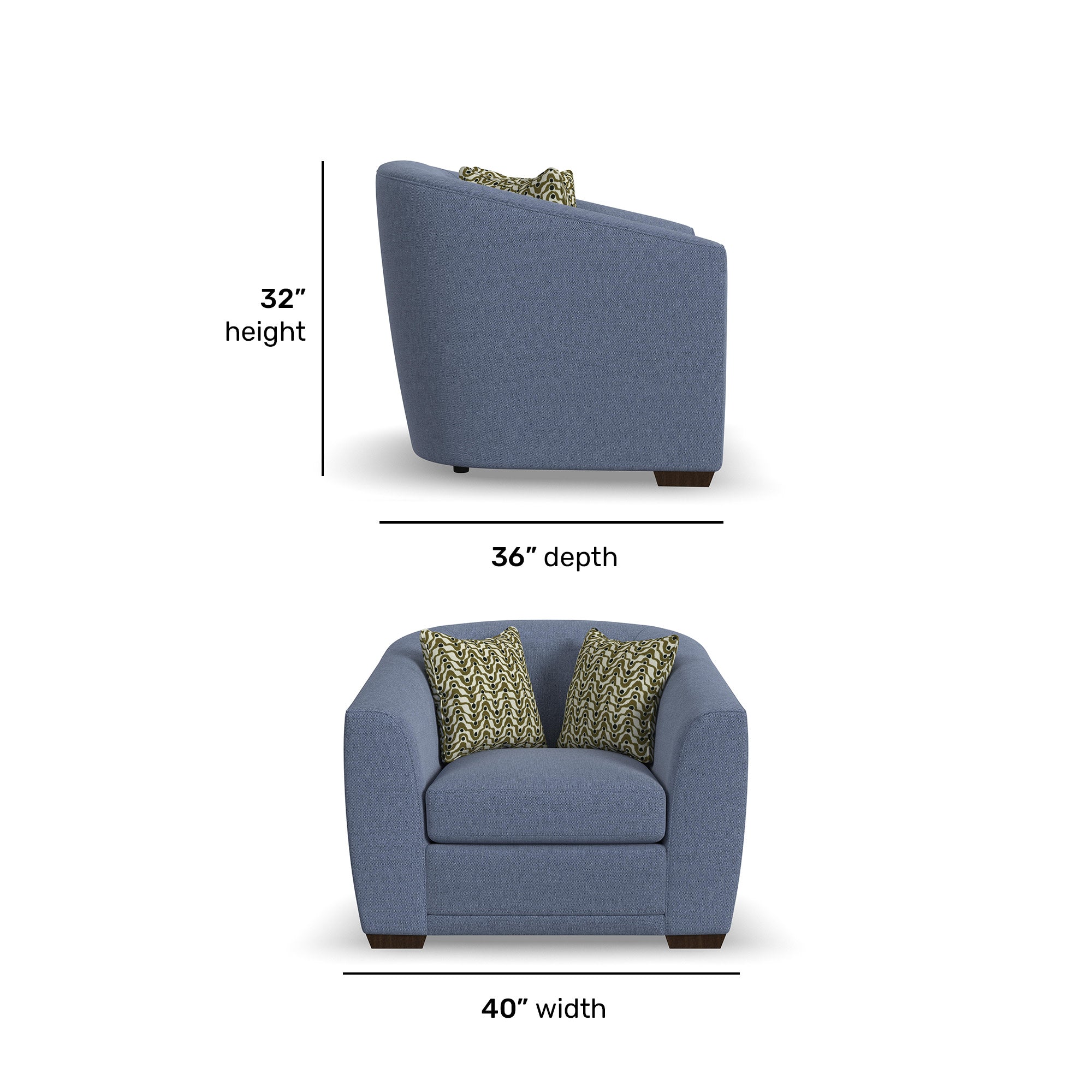 Jewel Fabric Chair
