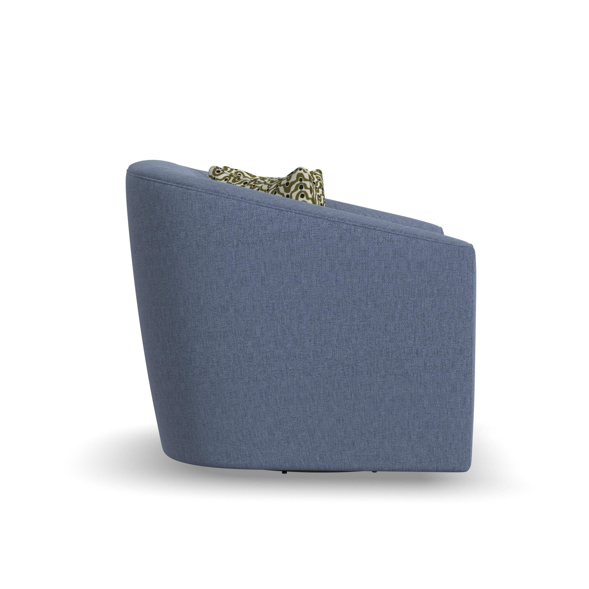 Jewel Fabric Swivel Chair