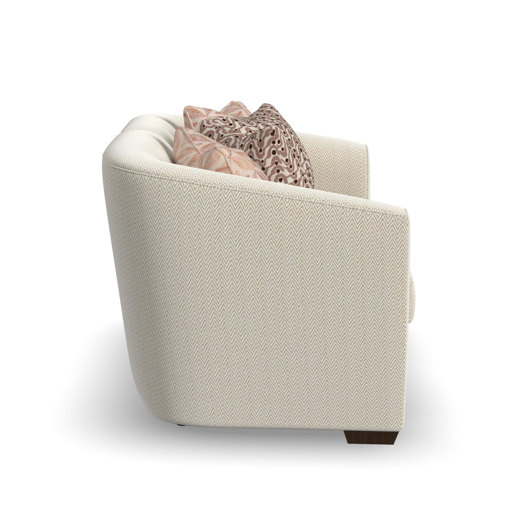 Jewel Fabric Loveseat