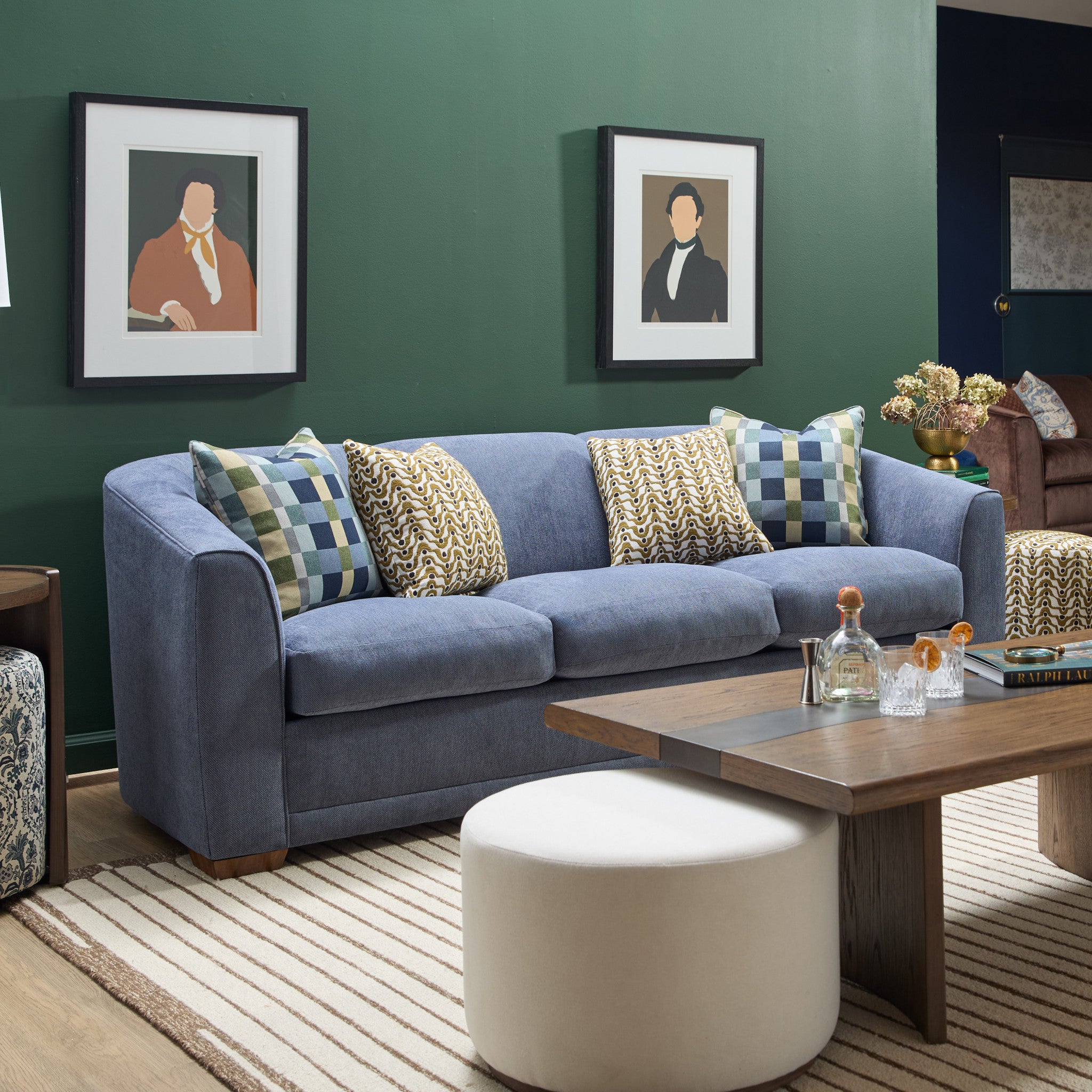 Jewel Fabric Sofa