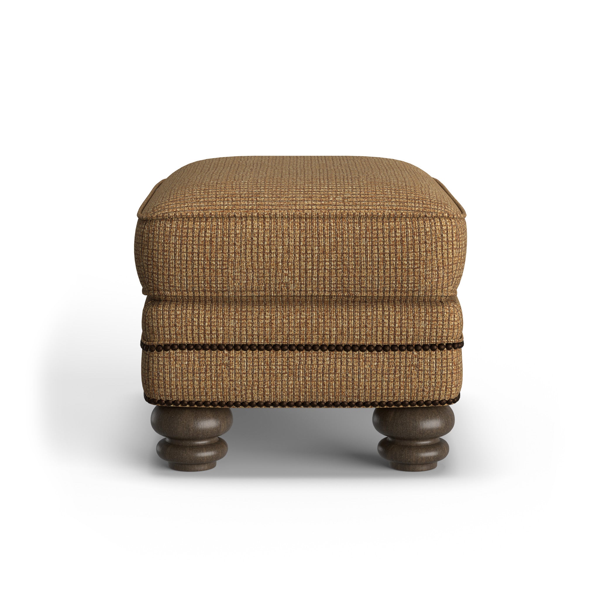 Bay Bridge Fabric Ottoman
