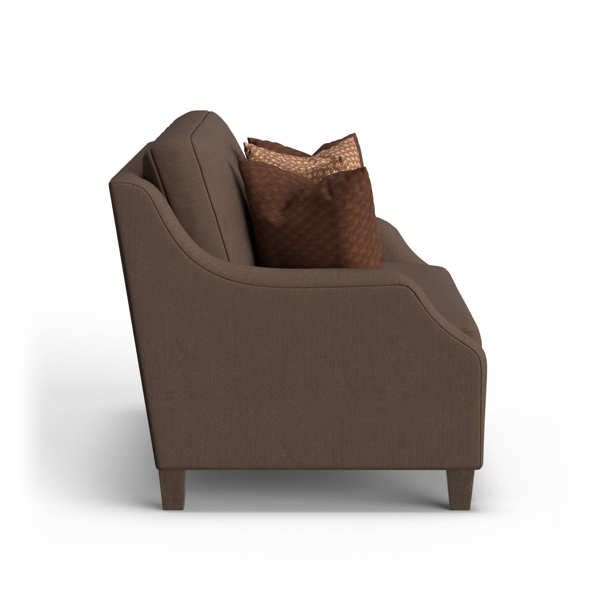 Gianna Fabric Bench Loveseat