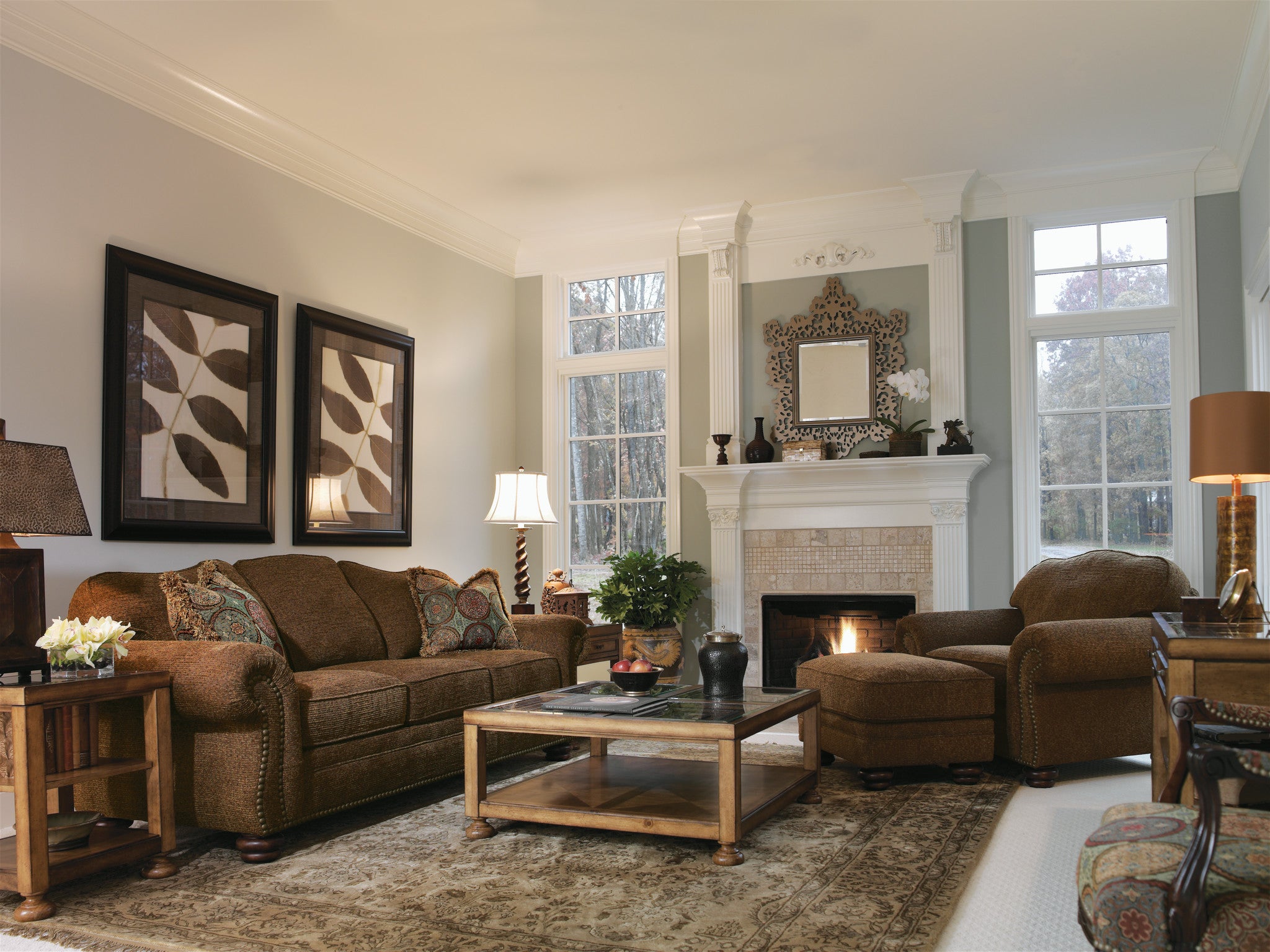 Bexley Fabric Ottoman