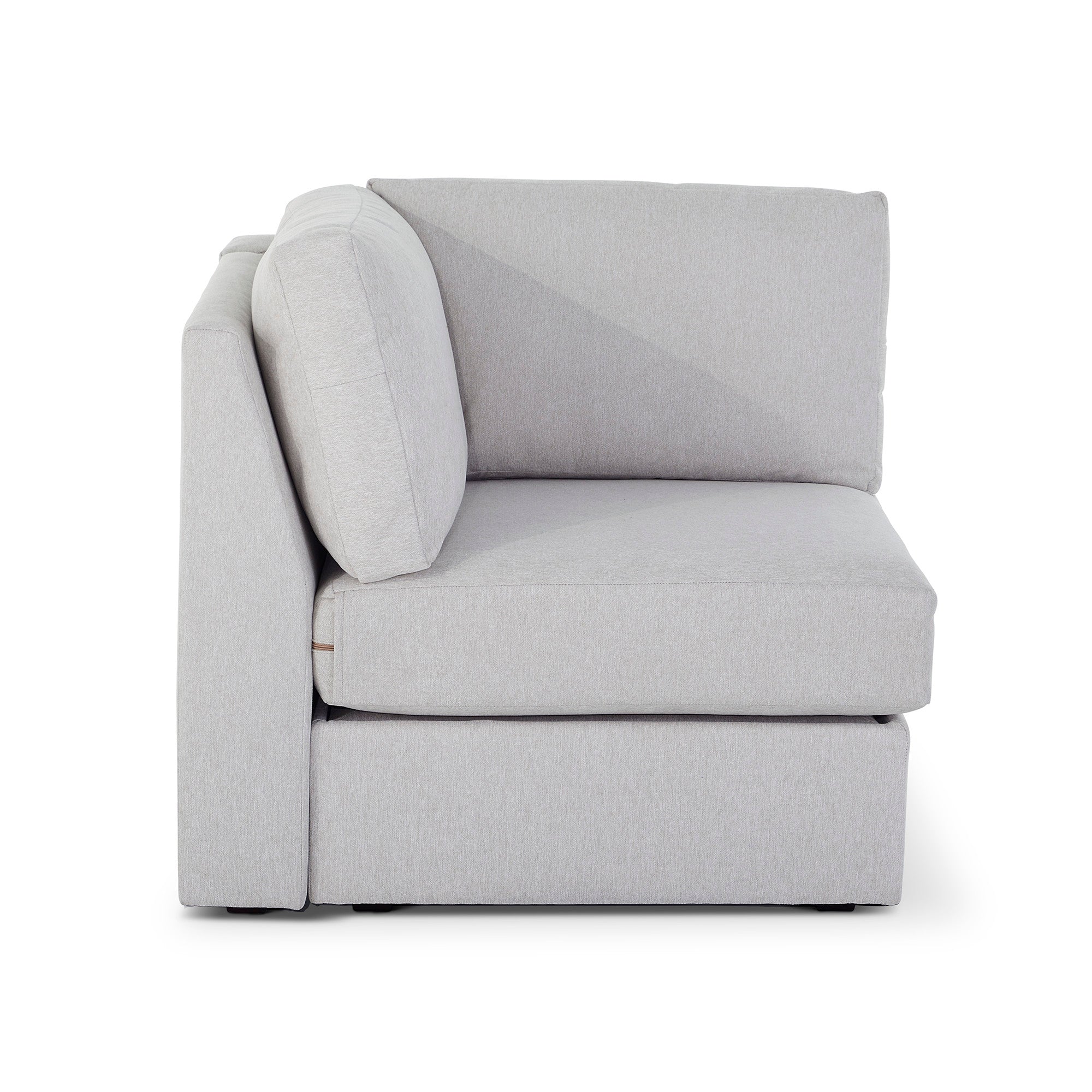 Flex Gray Fabric Corner Chair