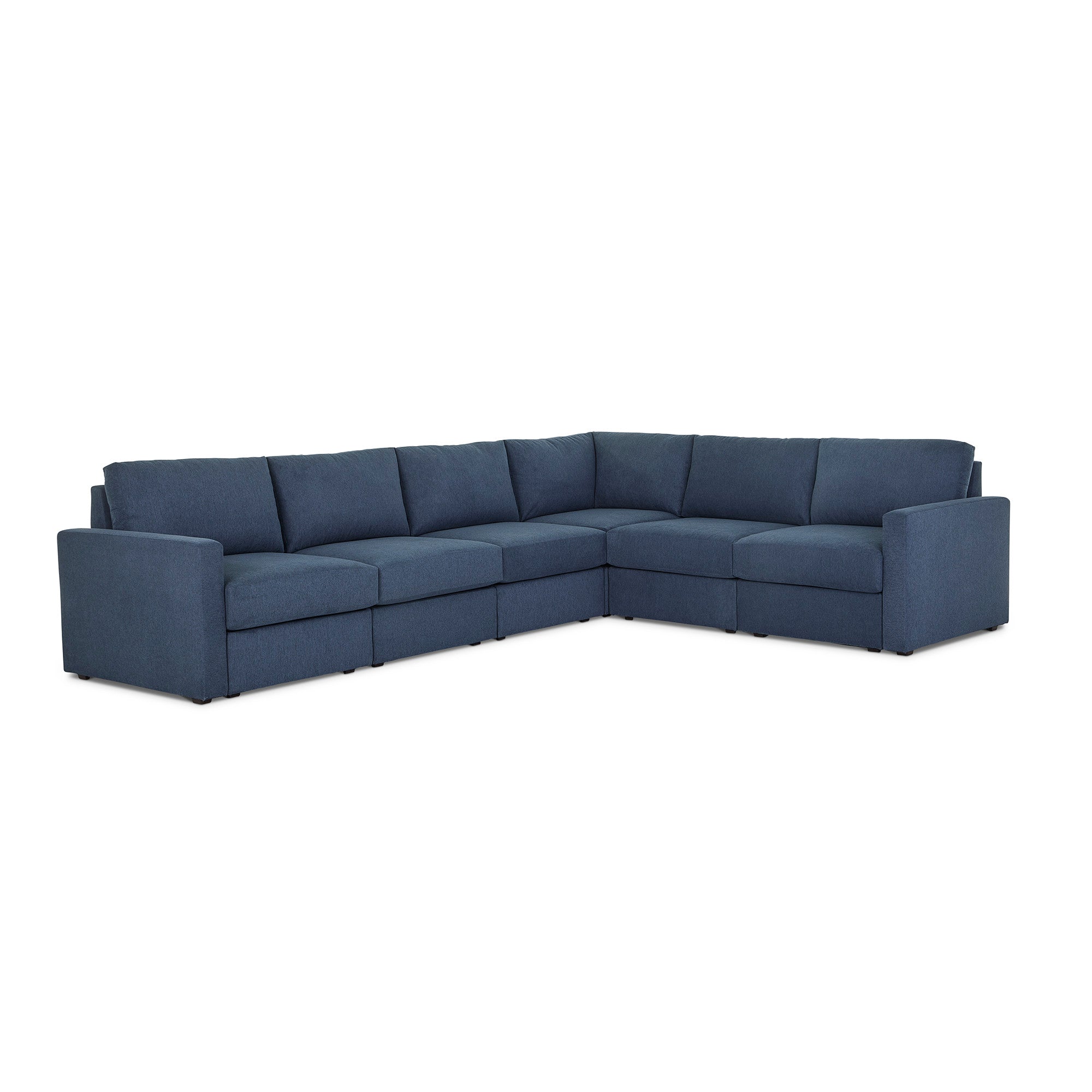 Flex Gray Fabric Sectional