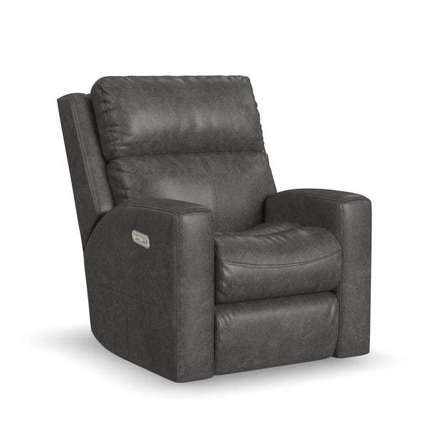Score Leather Power Recliner with Power Headrest