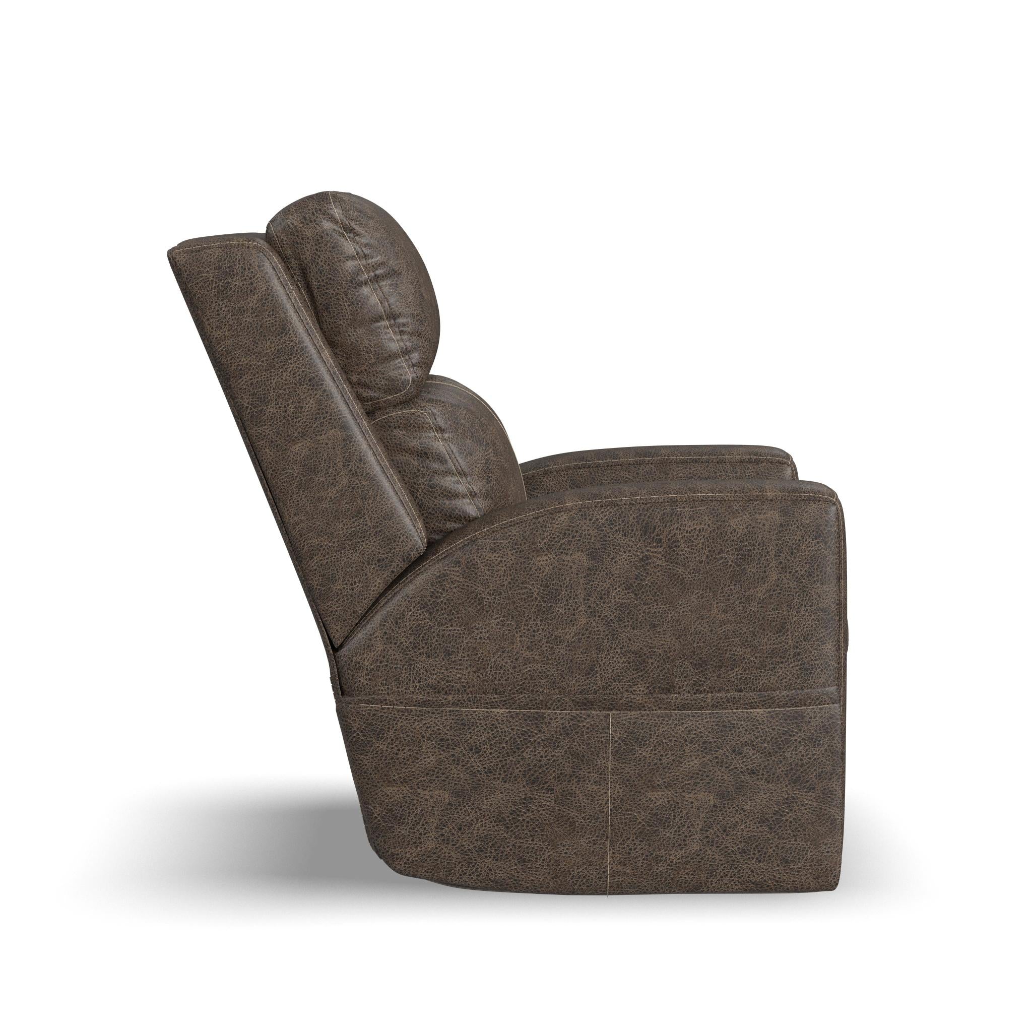 Score Fabric & Leather Power Lift Recliner with Power Headrest