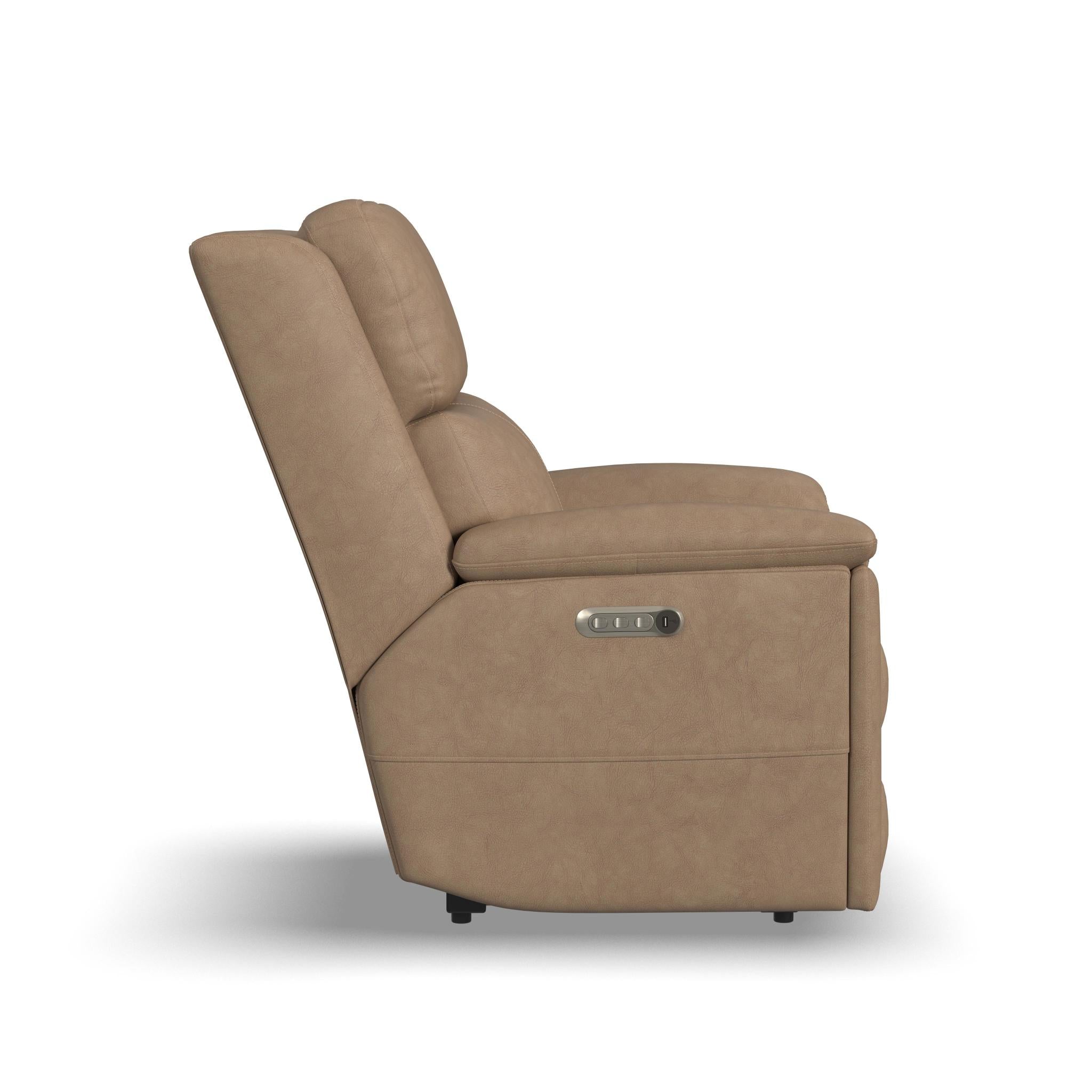 Porter Leather Power Recliner with Power Headrest & Lumbar