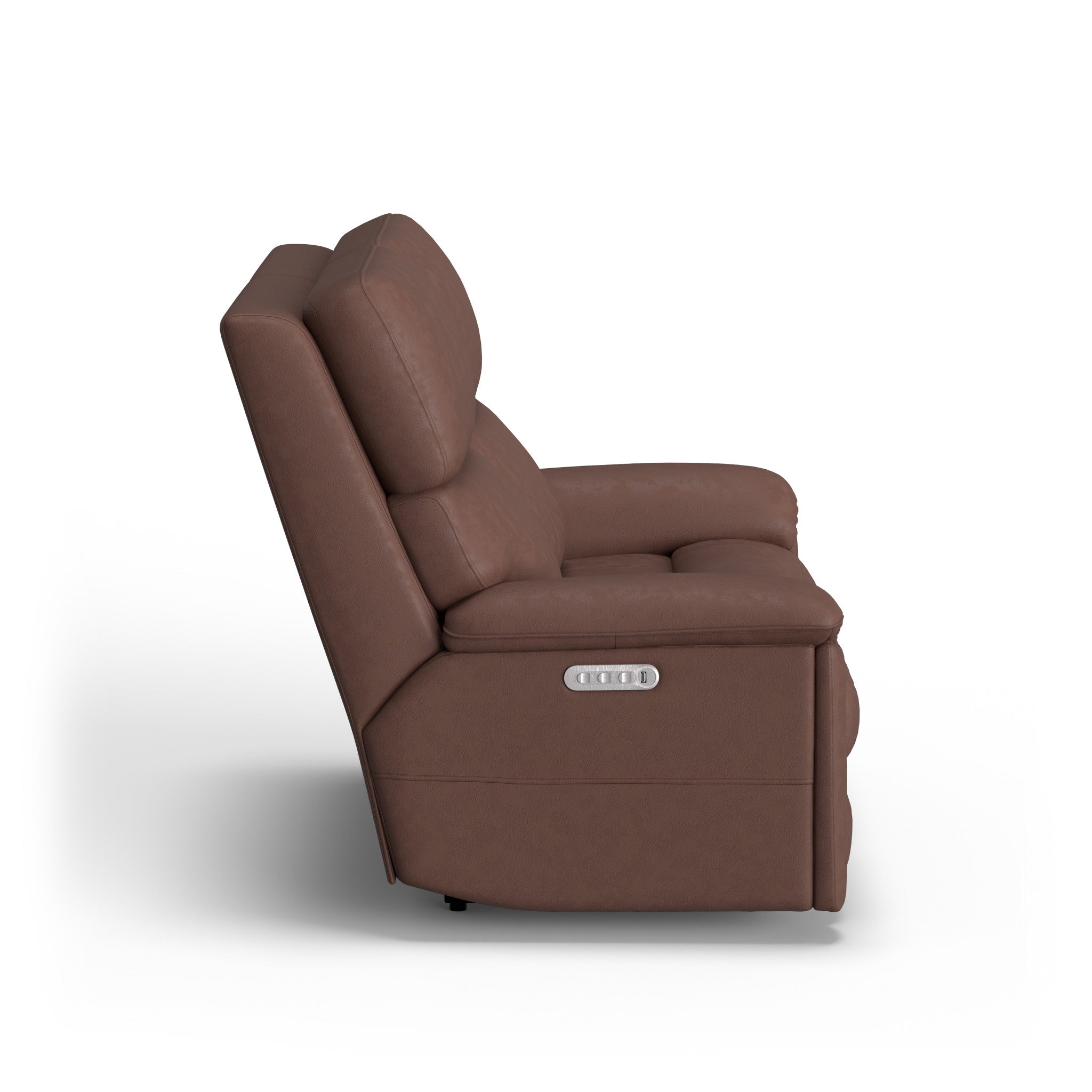 Porter Leather Power Reclining Loveseat with Power Headrest & Lumbar