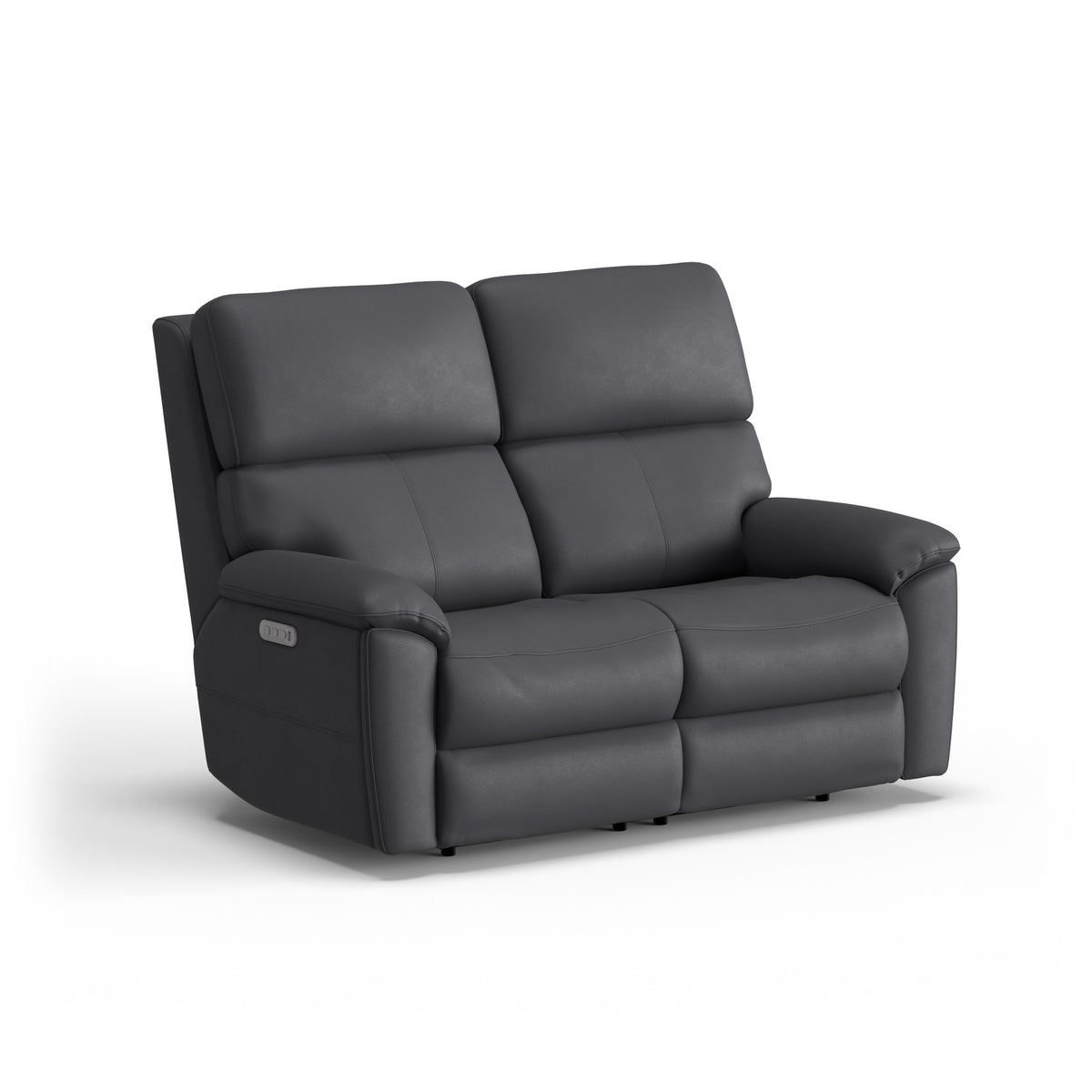 Porter Leather Power Reclining Loveseat with Power Headrest & Lumbar