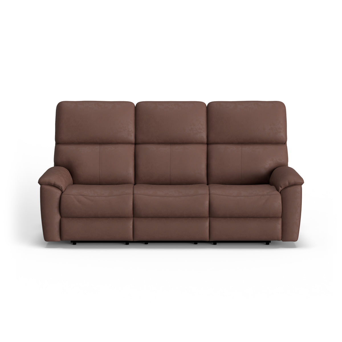 Porter Leather Power Reclining Sofa with Console, Power Headrest, & Lumbar