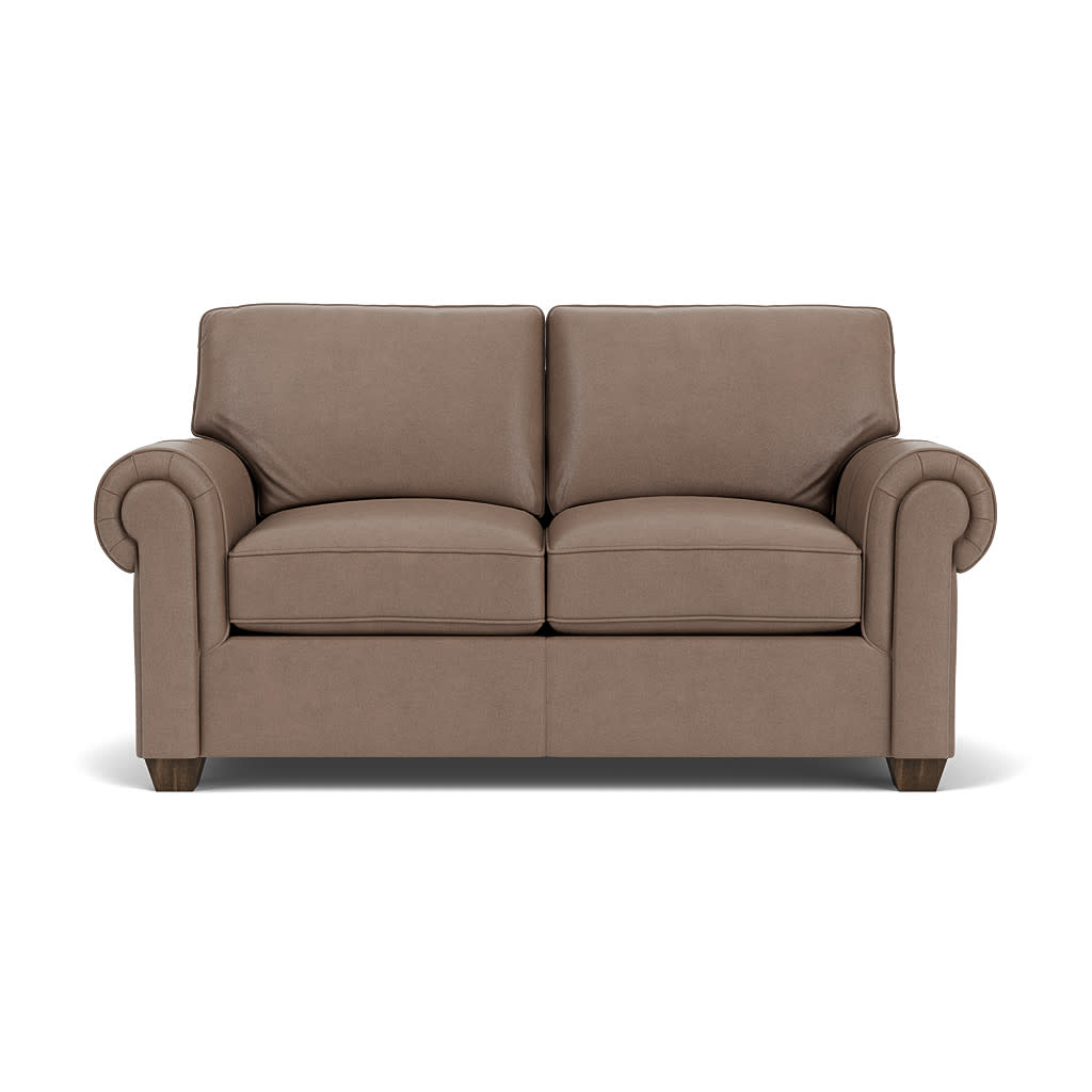 Carson Leather Loveseat