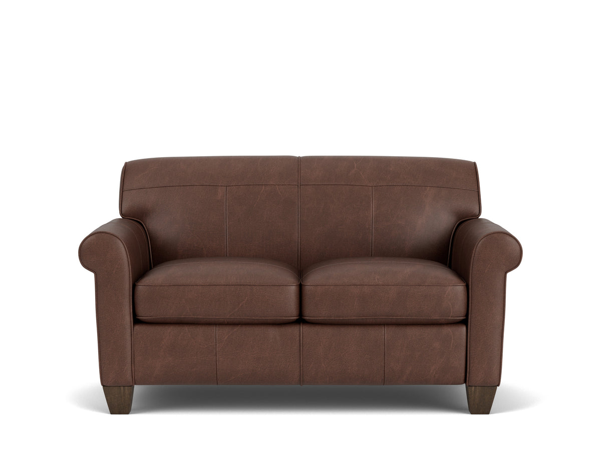 Dana Leather Loveseat