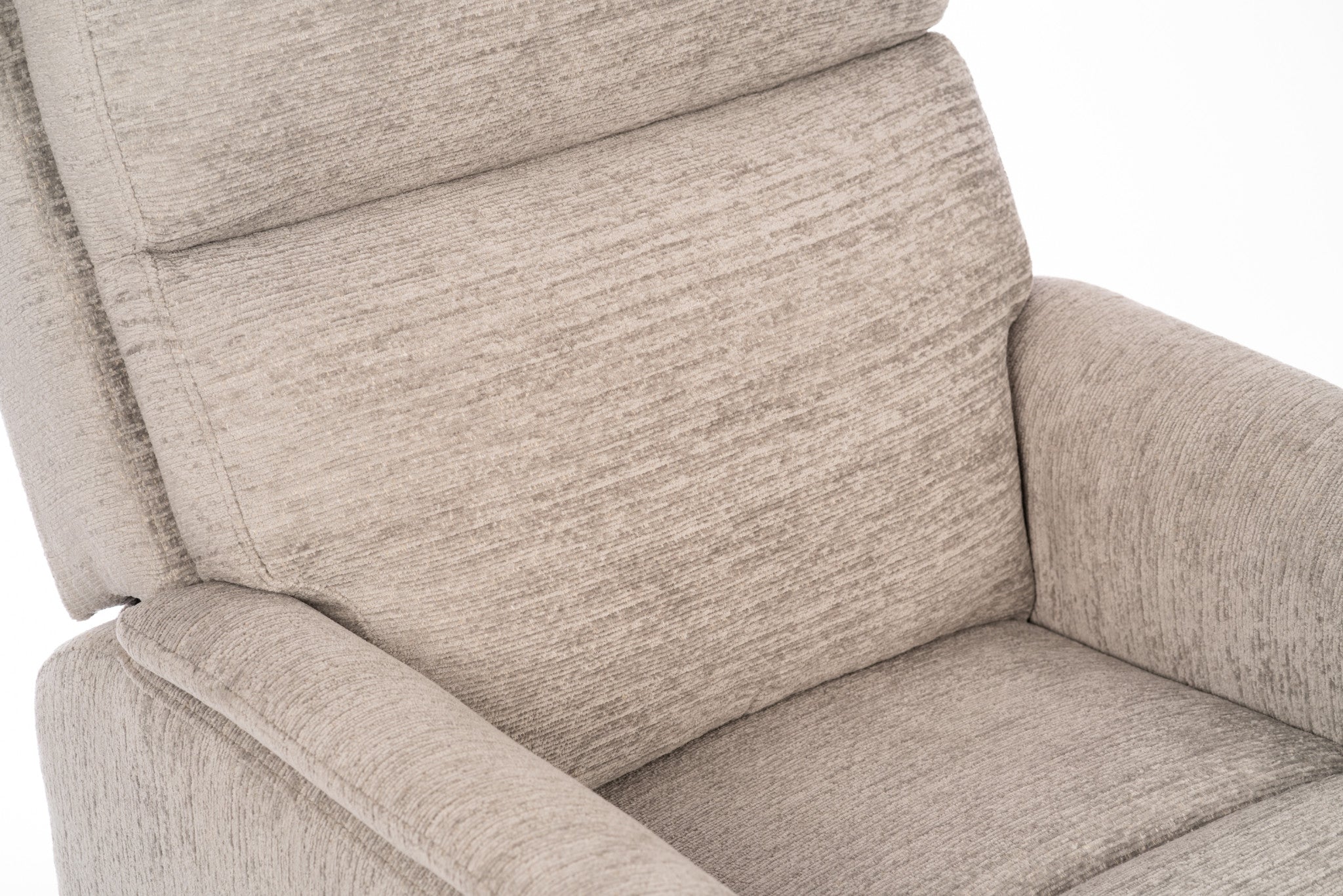 Compact Shoreline Fabric Perfect Match Gliding Recliner