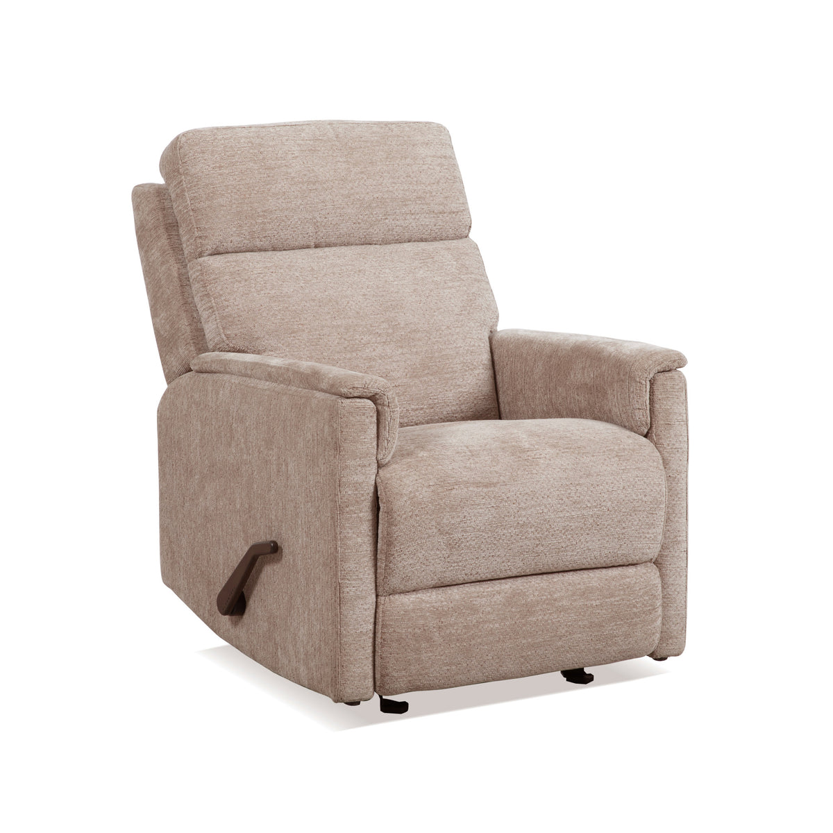 Compact Fabric Perfect Match Gliding Recliner