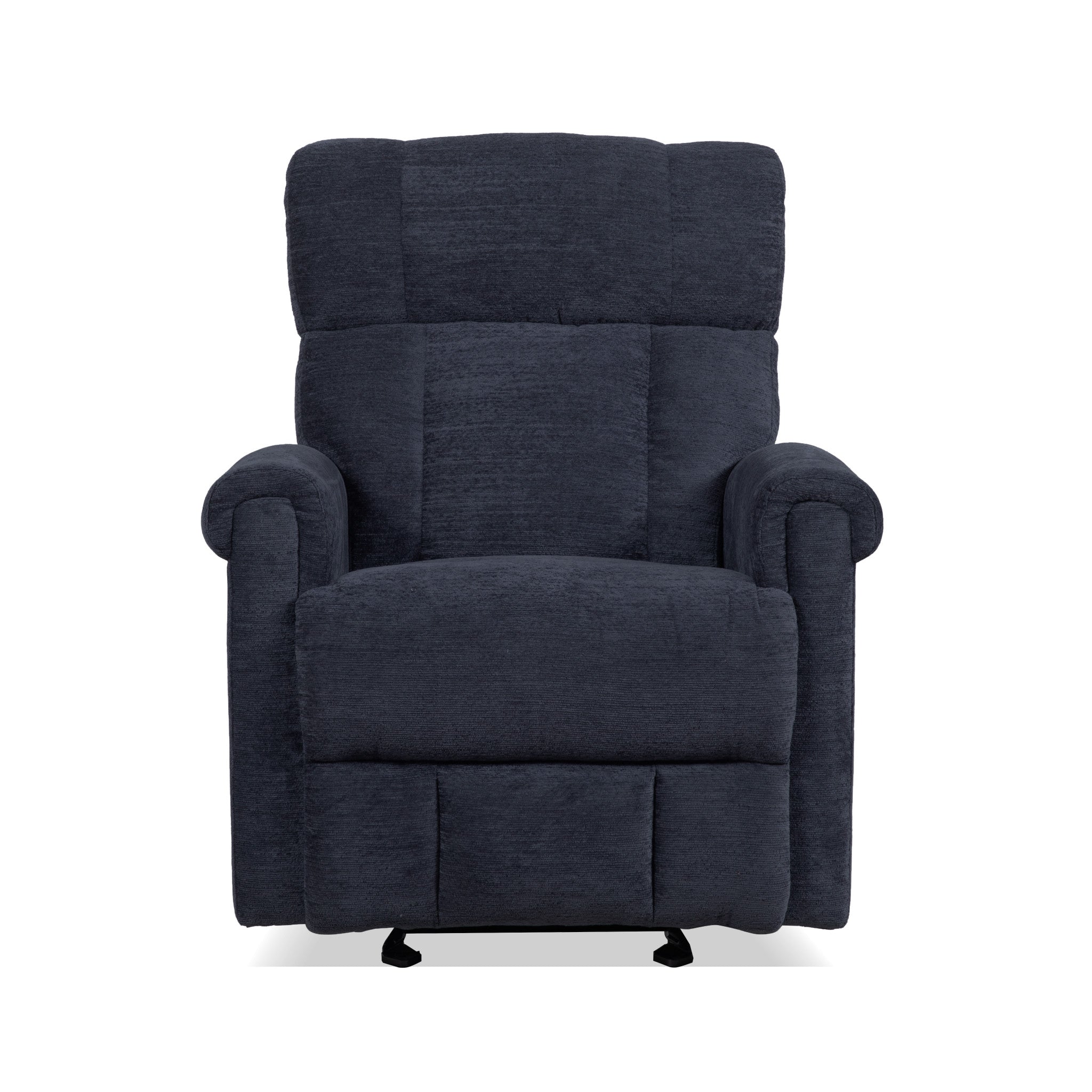 Classic Nocturne Fabric Perfect Match Power Gliding Recliner with Power Headrest & Lumbar