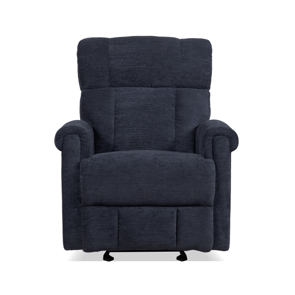 Classic Nocturne Fabric Perfect Match Power Gliding Recliner with Power Headrest & Lumbar
