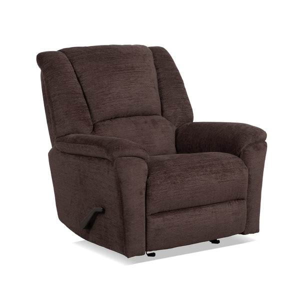 Plush Buffalo Fabric Perfect Match Gliding Recliner