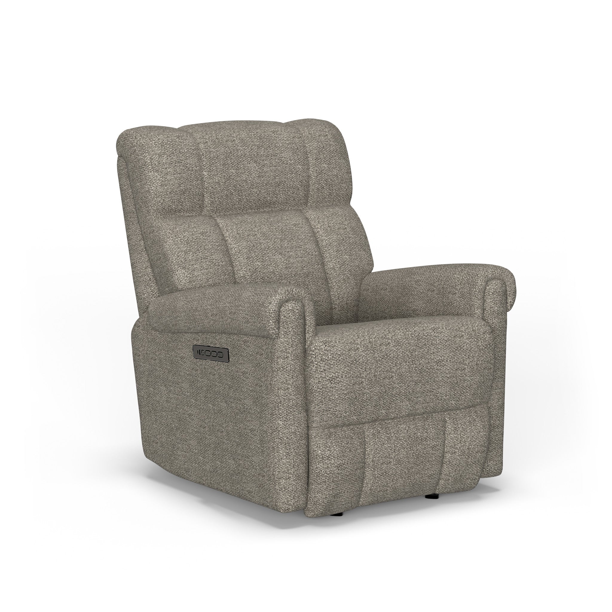 Classic Fabric Power Gliding Recliner with Power Headrest & Lumbar